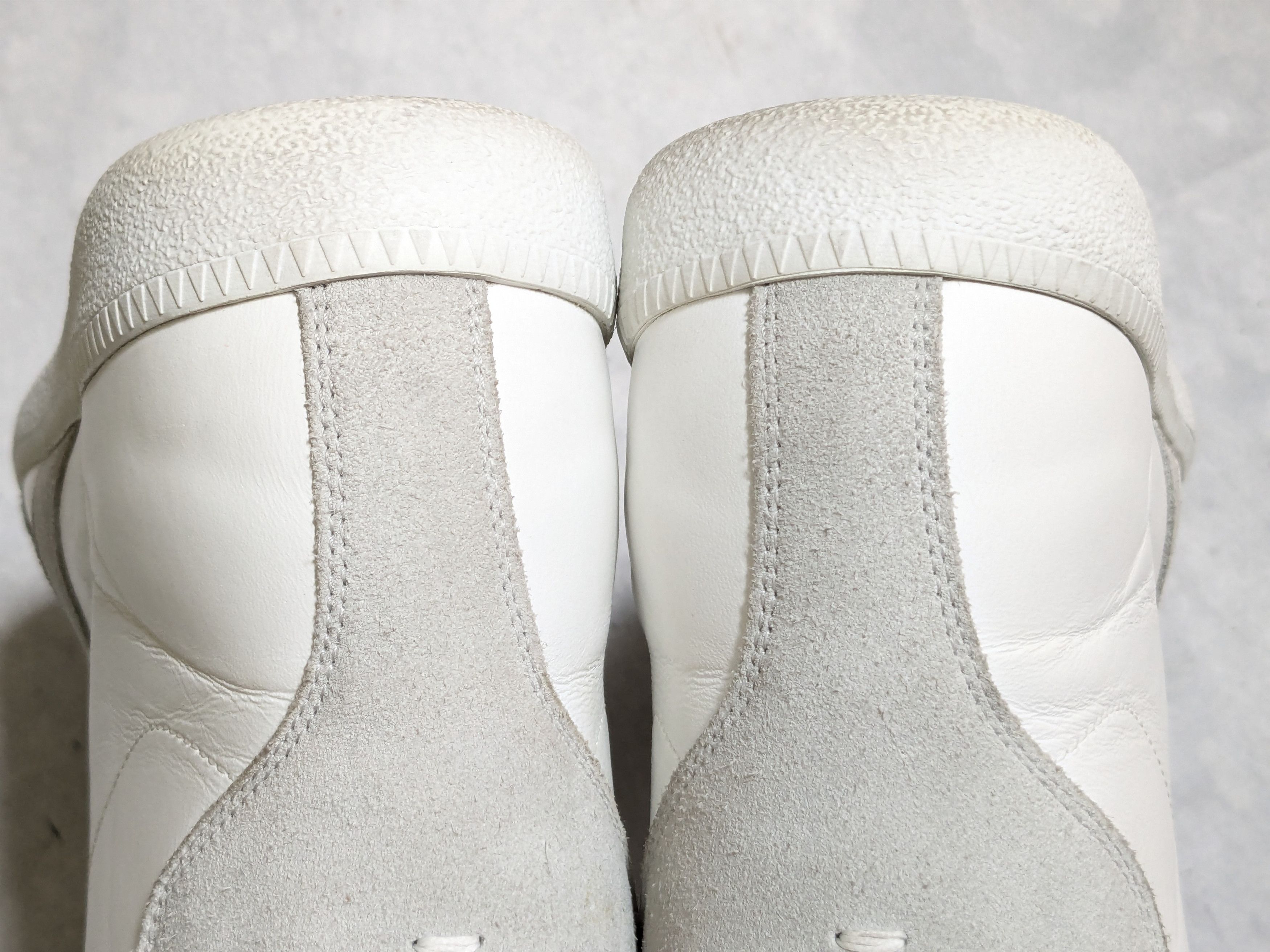 Maison Margiela Maison Margiela GAT Replica White Gray 9 42 High Tops Size US 9 / EU 42 - 15 Thumbnail