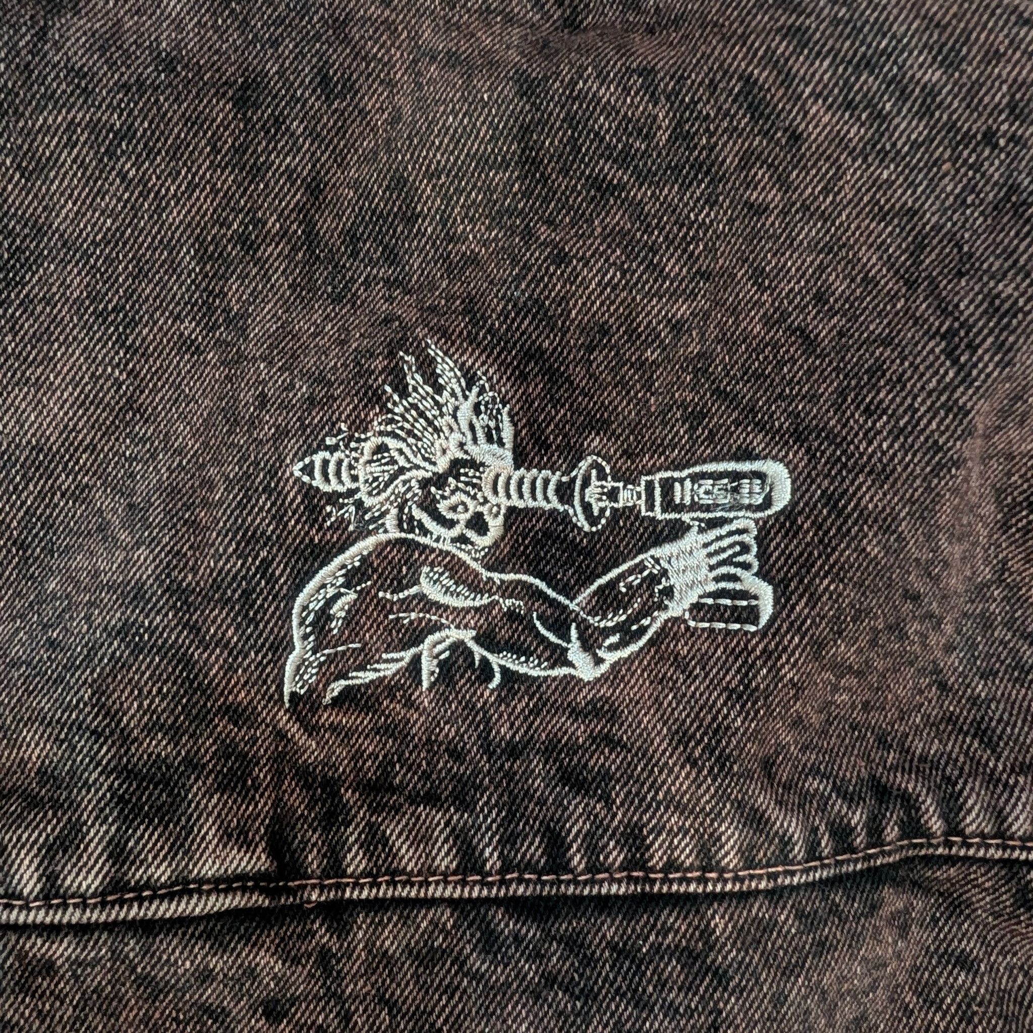Other Come Sundown Acid Wash Denim Half Zip Hooded Large Size US L / EU 52-54 / 3 - 3 Thumbnail