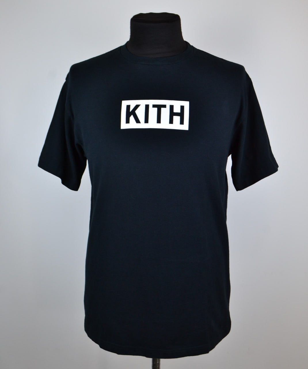 Kith Box Logo Tee Heavy Cotton T-shirt Black size L
