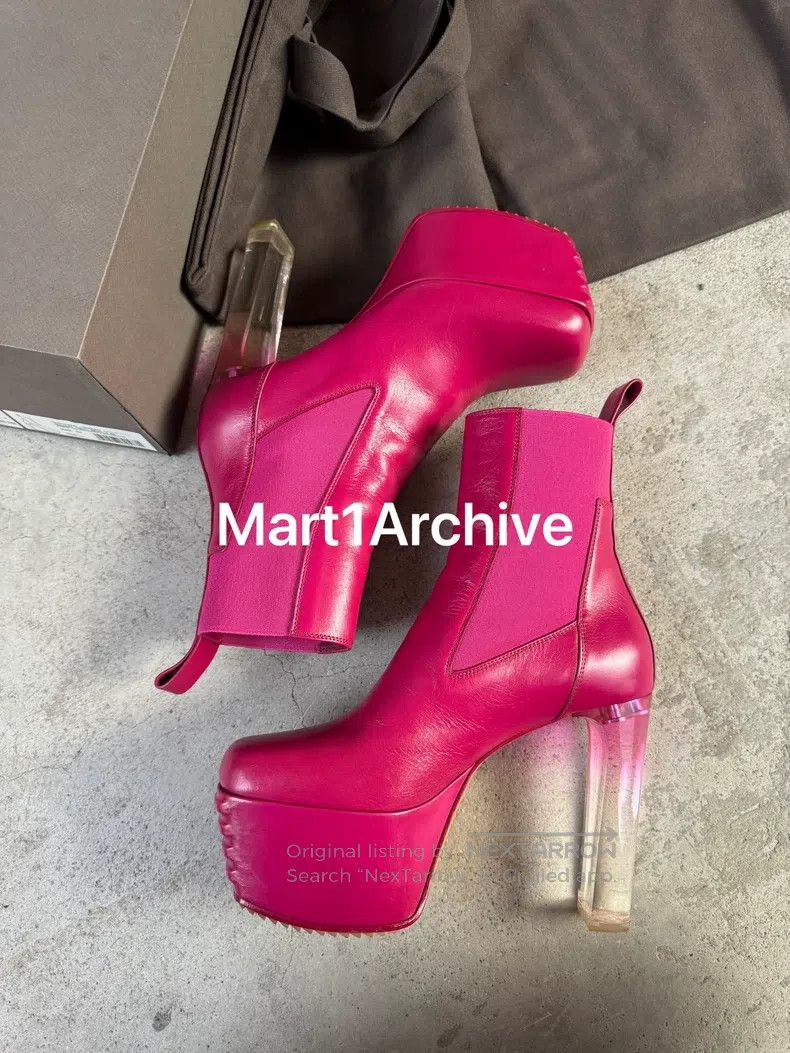 Rick Owens Rick Owens Gradual Crystal Heel High Heels Size US 8.5 / IT 38.5 - 3 Thumbnail