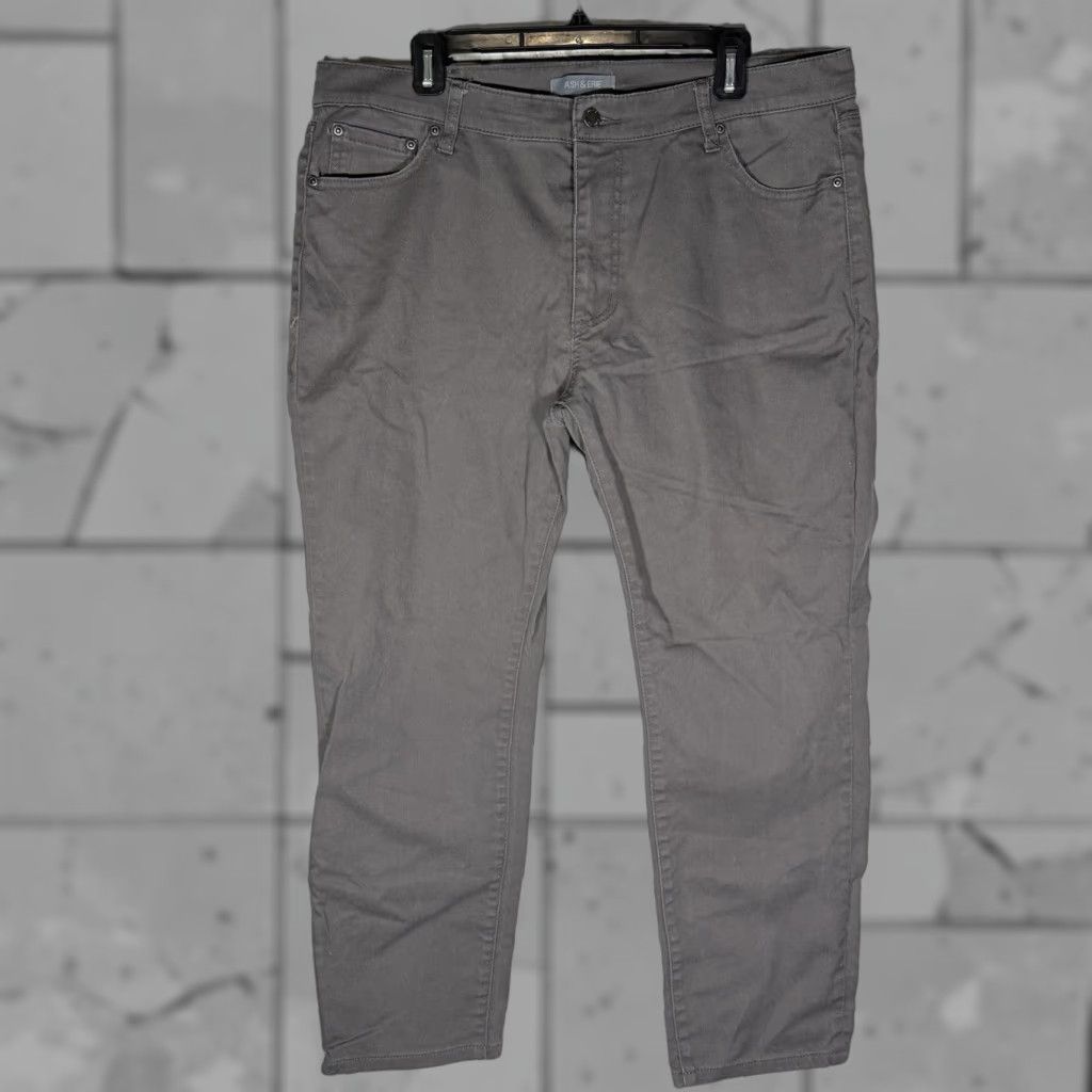 Vintage Ash & Erie Jeans Adult 36x28 Gray Cotton Blend Mens Size US 36 / EU 52 - 1 Thumbnail
