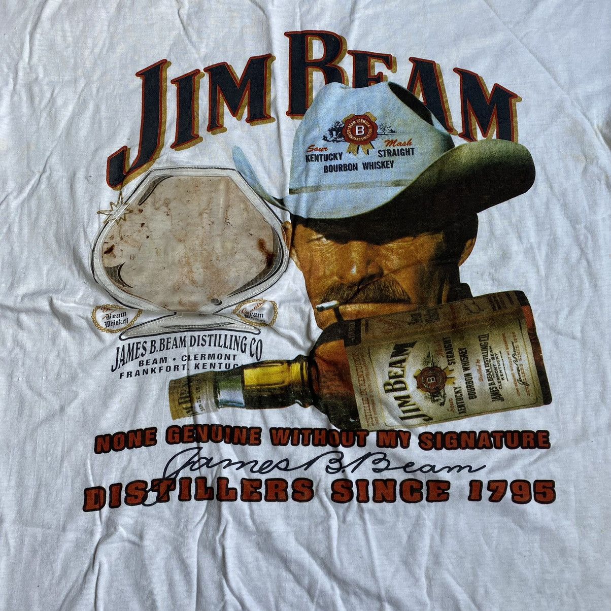 Vintage VINTAGE JIM BEAM TEXAS RANGER WISKEY 90s T SHIRT Size US L / EU 52-54 / 3 - 2 Thumbnail
