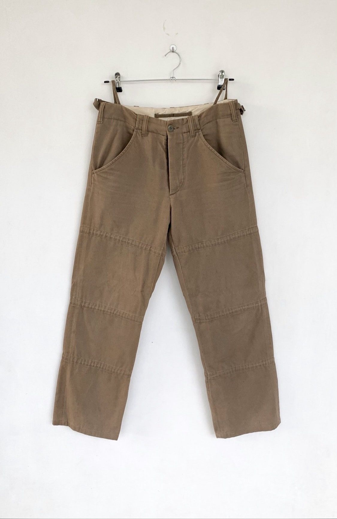 image of Helmut Lang Archive Military Trousers in Brown, Men's (Size 30)