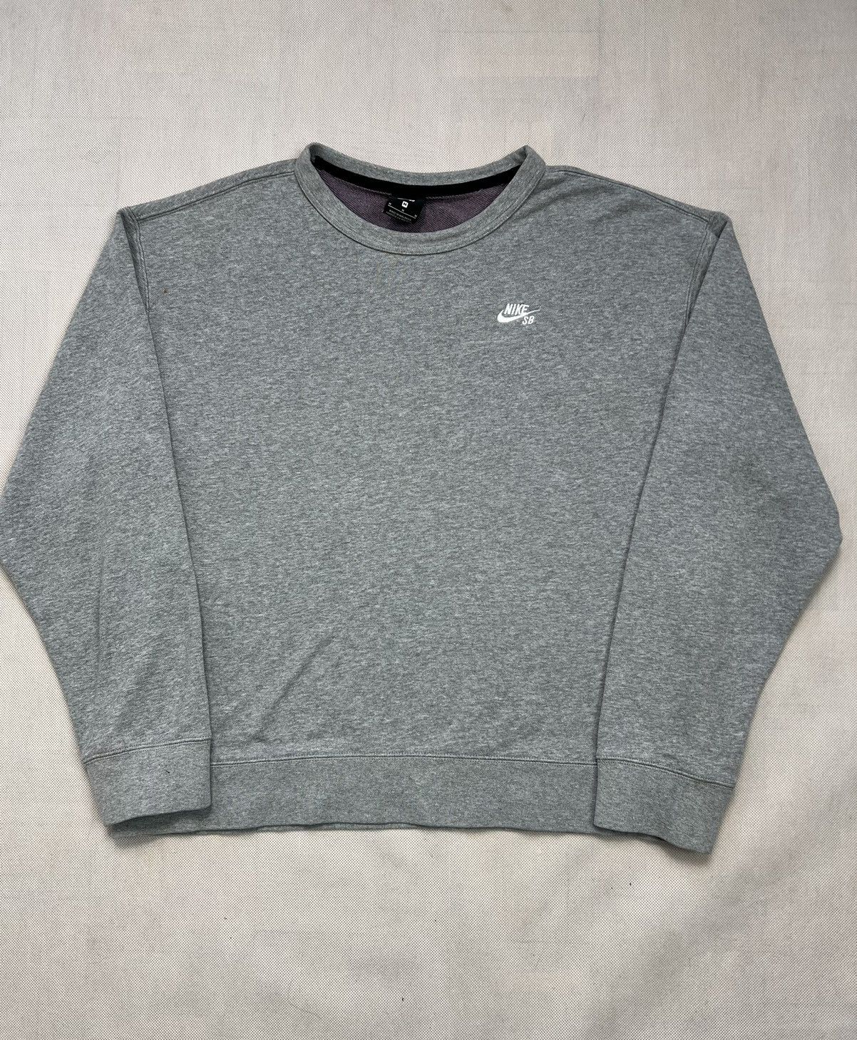 Nike Sweatshirt Nike SB grey crewneck Size US M / EU 48-50 / 2 - 2 Thumbnail