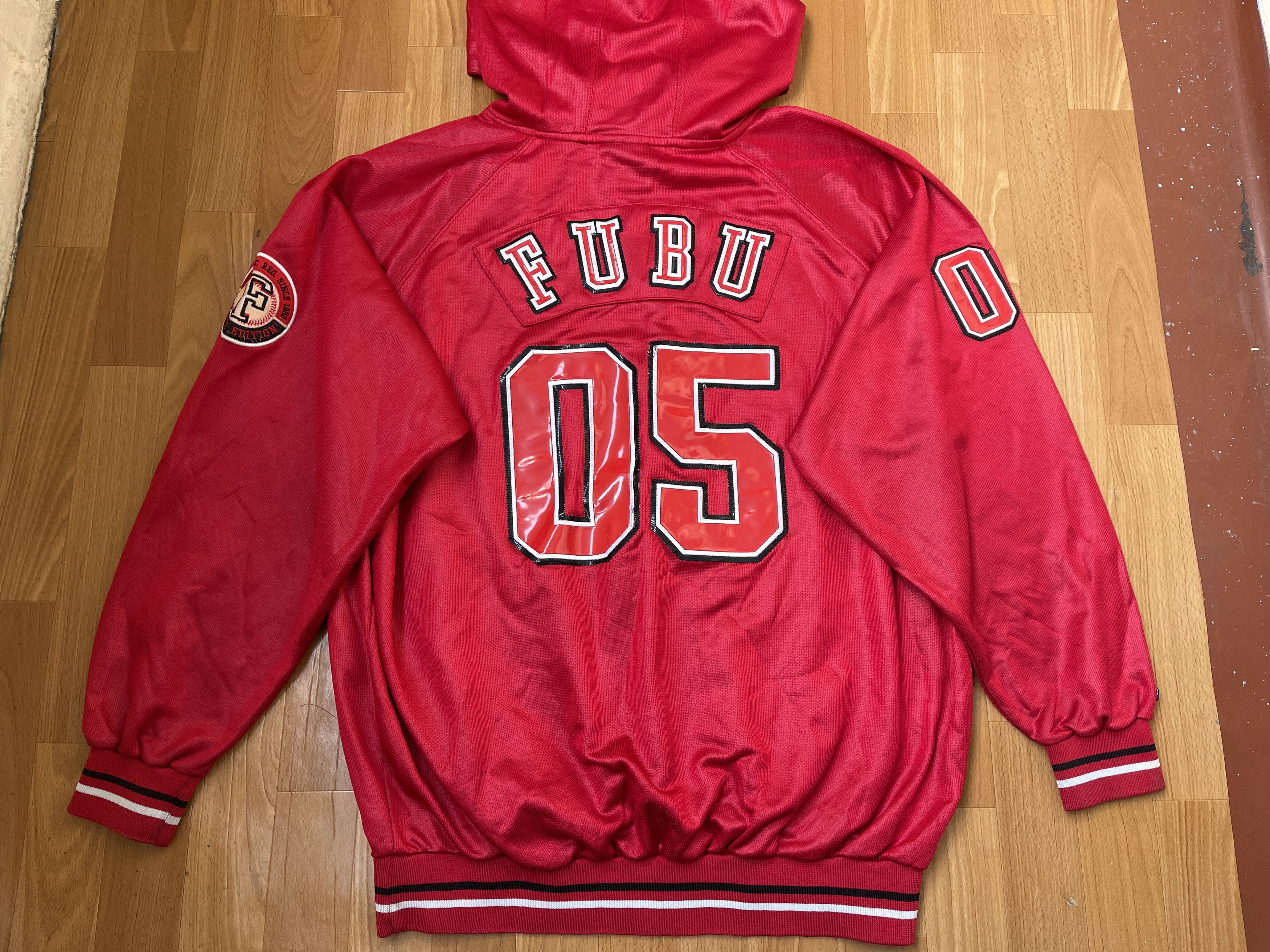 Fubu FUBU jersey CitySeries BRONX hoodie vintage New York City XL Size US XL / EU 56 / 4 - 2 Thumbnail