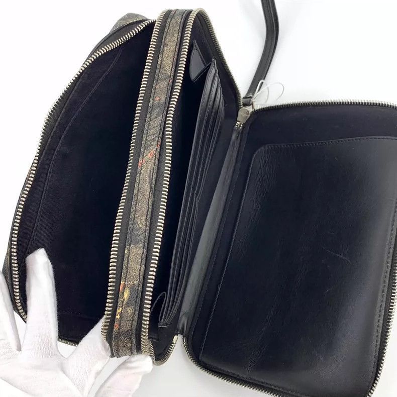 Givenchy Givenchy Givenchy Brown Butterfly Print Clutch Bag -2507 Size ONE SIZE - 6 Thumbnail