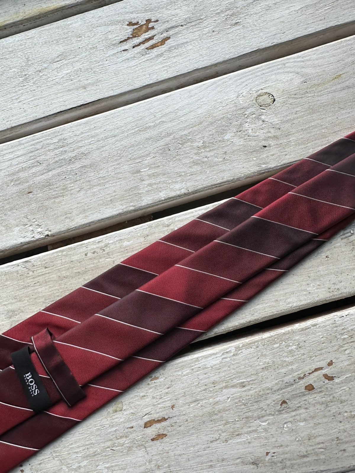 Hugo Boss 🚨Hugo Boss Tie LUXURY VINTAGE RARE OLD MONEY BASIC Size ONE SIZE - 3 Thumbnail