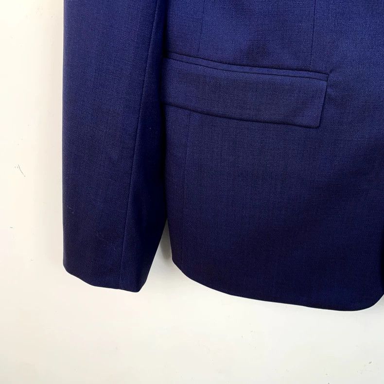 Dior Dior Dark blue wool lapel single-breasted suit 2501-Nextarr Size 48R - 4 Thumbnail