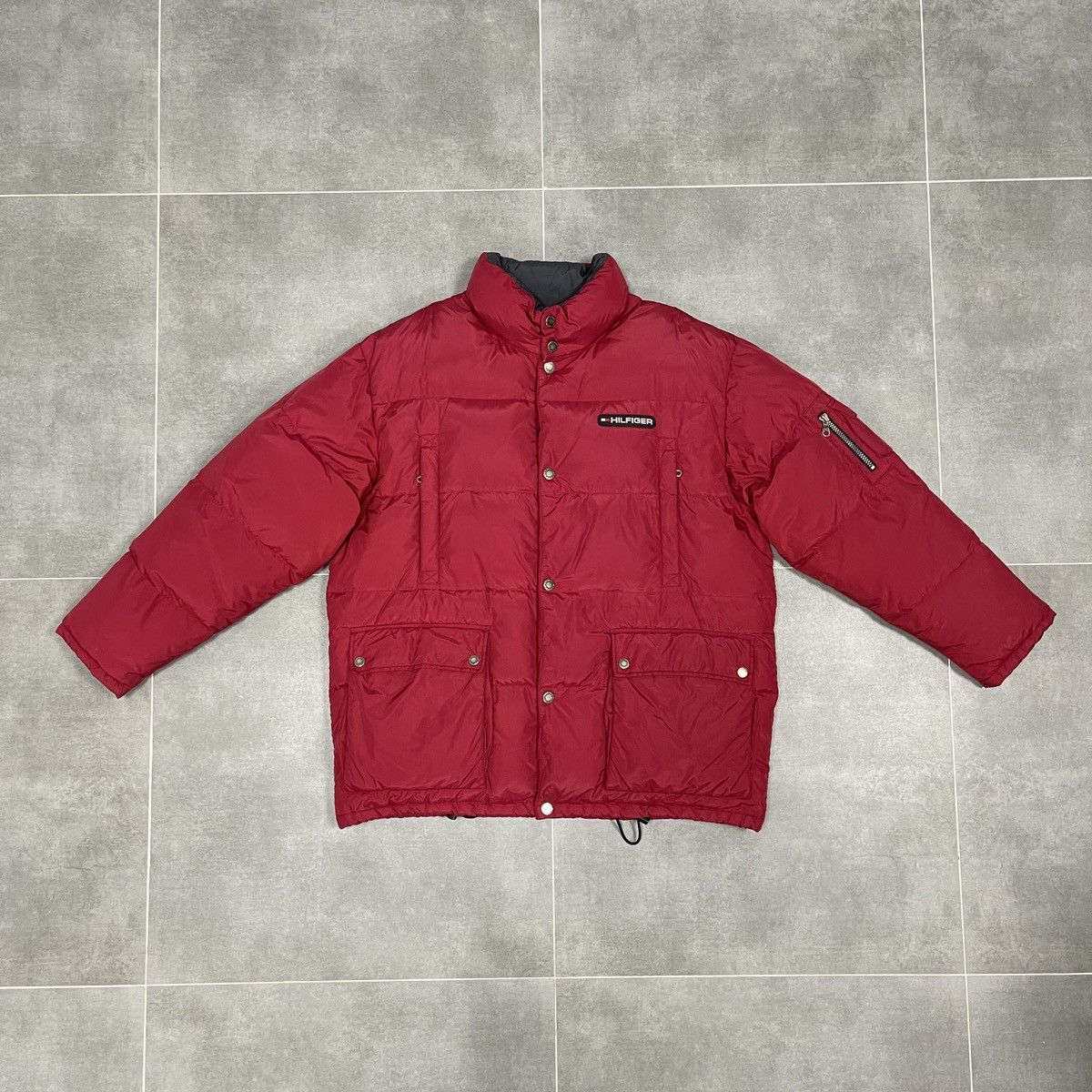 Tommy Hilfiger × Vintage Vintage Tommy Hilfiger Puffer Down Jacket Size L Size US L / EU 52-54 / 3 - 2 Thumbnail