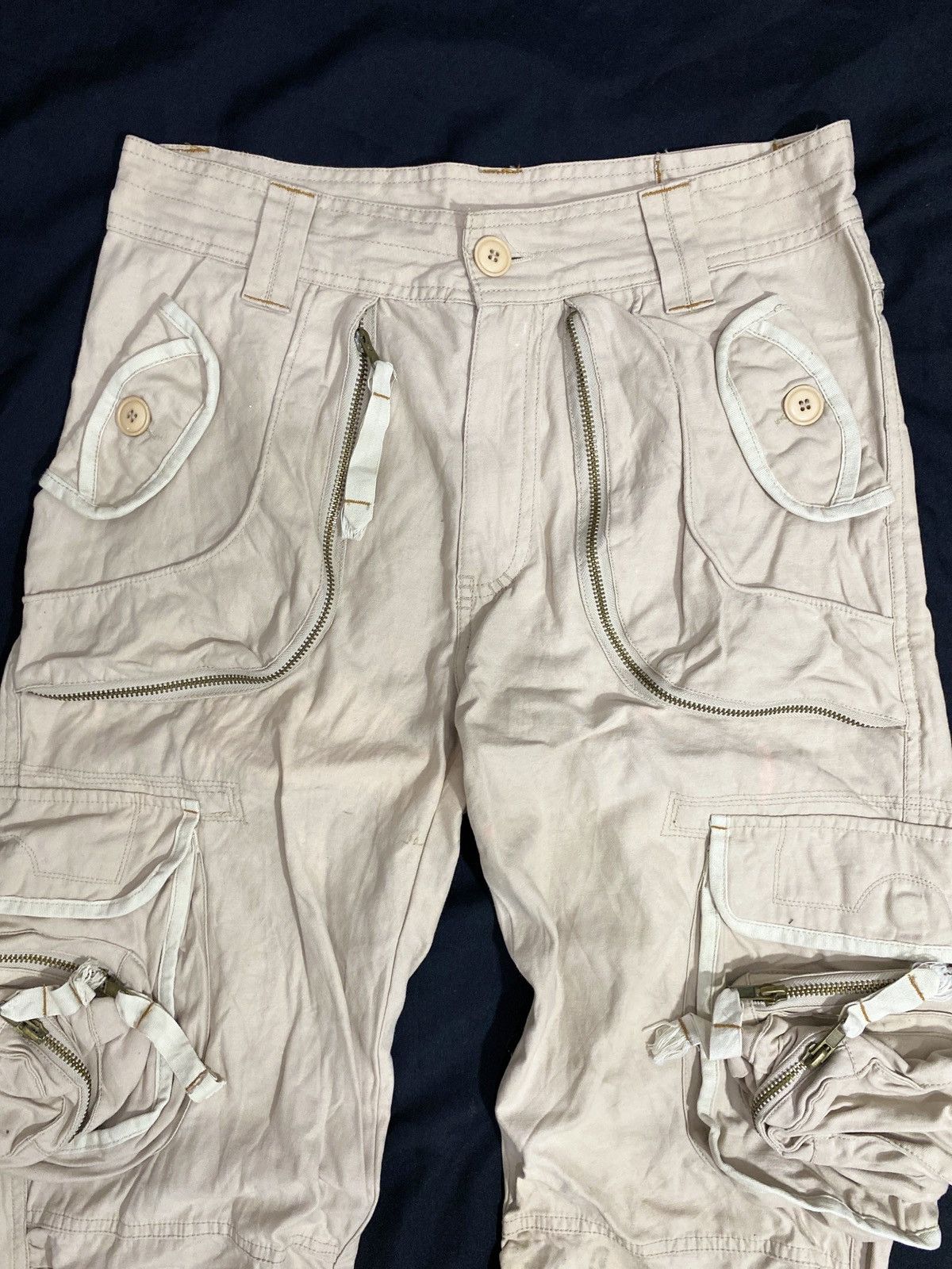 Polo Ralph Lauren 90’s Unknow Military Multipocket Cargo Pants Y2K Size US 32 / EU 48 - 3 Thumbnail