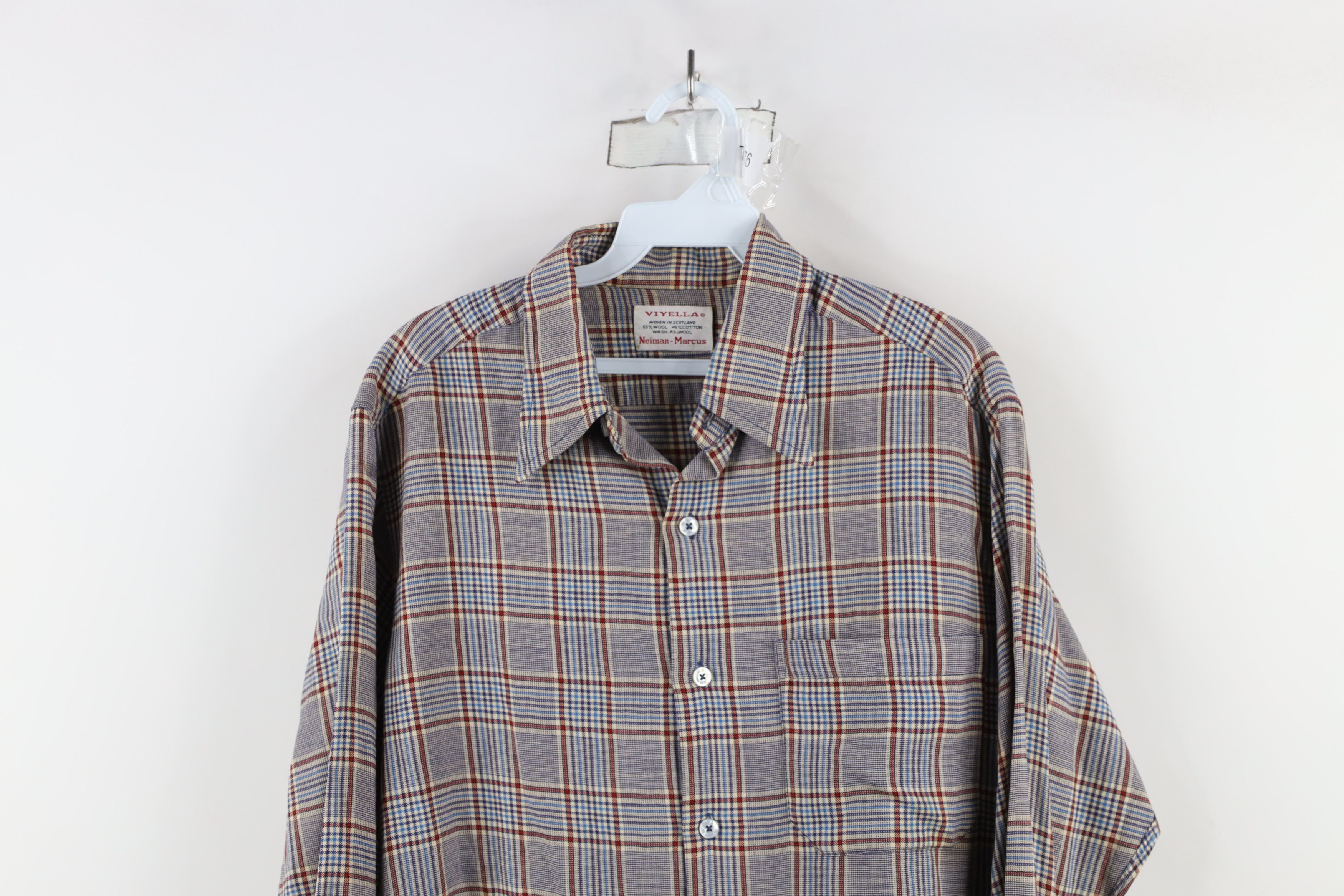 Vintage × Viyella Vintage 60s 70s Viyella Neiman Marcus Button Down Shirt Size US XL / EU 56 / 4 - 2 Thumbnail