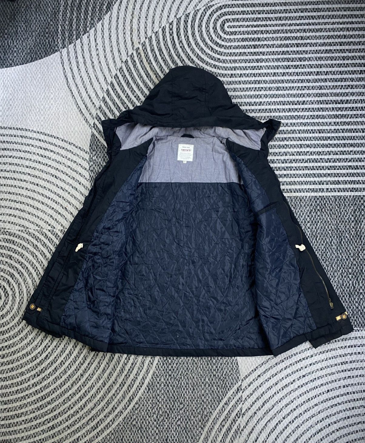 Smith's American Vtg Smith’s American Toggle Closure Black Hooded Parka Size US L / EU 52-54 / 3 - 6 Thumbnail