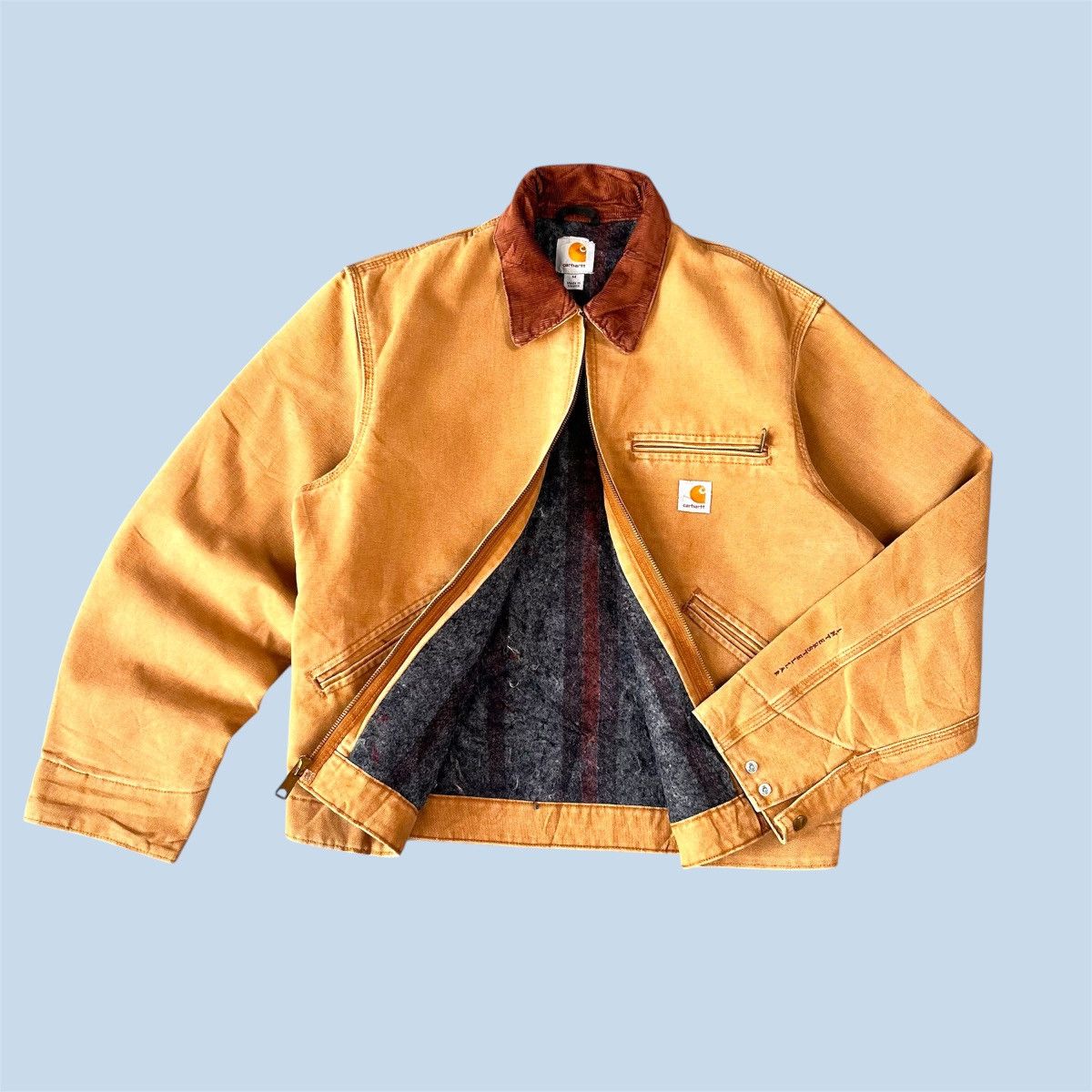 Carhartt × Vintage Rare Carhartt Detroit Interstellar Jacket Crew RNJ001 BRN Size US M / EU 48-50 / 2 - 6 Thumbnail