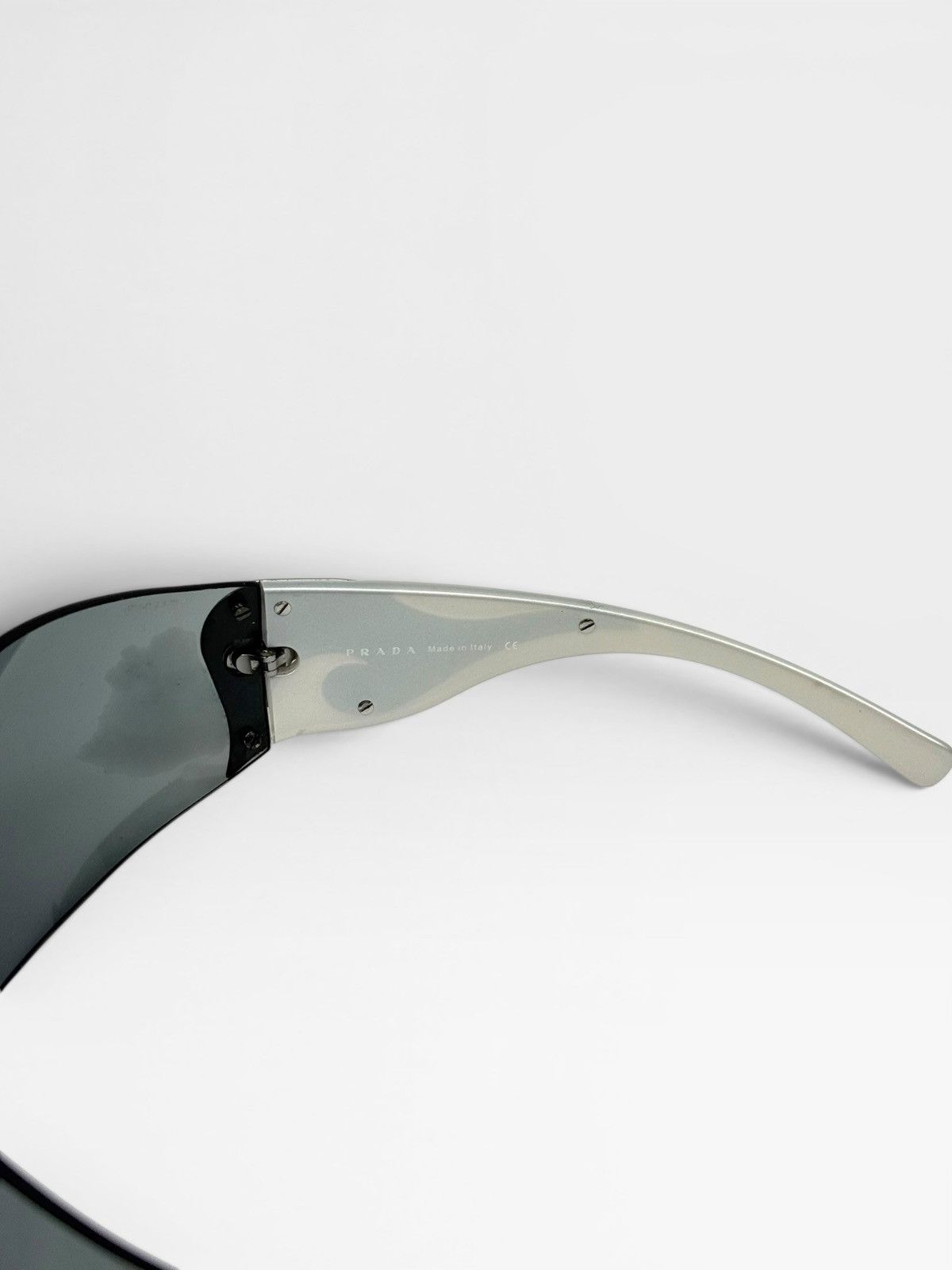 Prada Y2K PRADA CHROME WAVE SUNGLASSES Size ONE SIZE - 6 Thumbnail