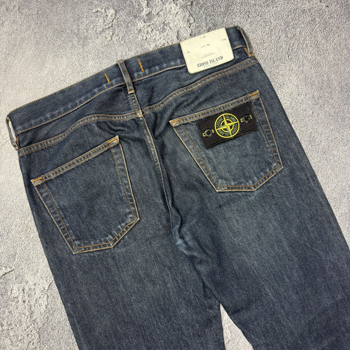 Vintage Stone Island Denim Jeans W32 Vintage Blue Size US 30 / EU 46 - 2 Thumbnail