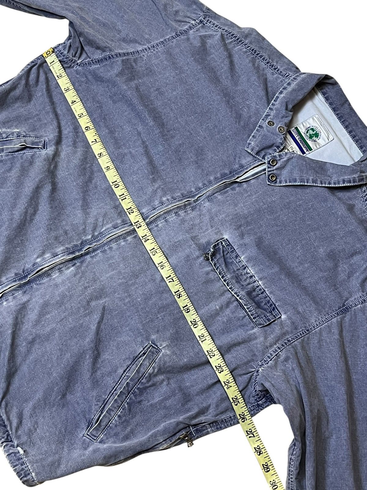 Nigel Cabourn Vintage 90s NIGEL CABOURN riri zipper distressed jacket Size US L / EU 52-54 / 3 - 16 Thumbnail