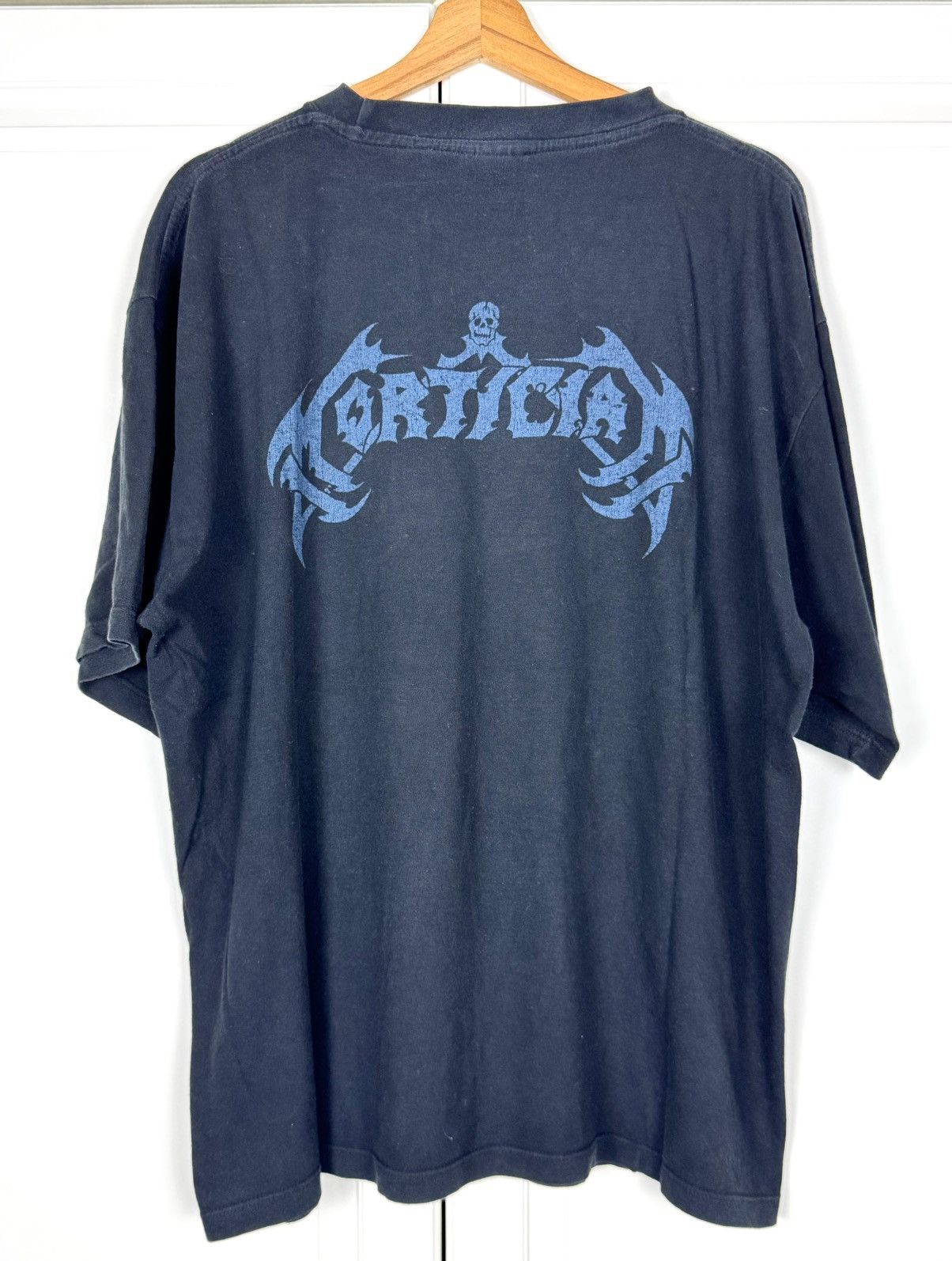 Vintage Mortician Zombie Apocalypse 1998 T-shirt Size US XL / EU 56 / 4 - 4 Thumbnail