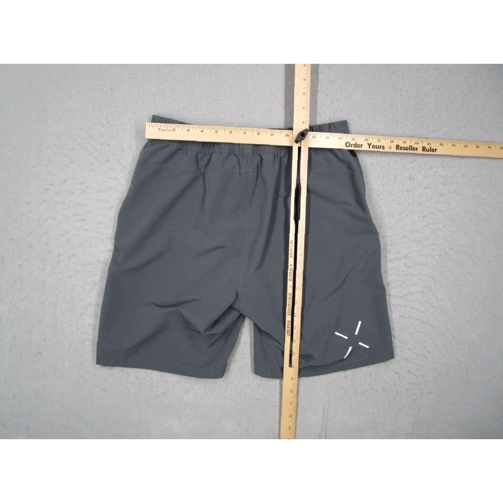 Ten Thousand Ten Thousand Mens Gray Foundation Shorts L Casual Workwear 8" Inseam Drawstring Polyester Blend Size US 33 - 6 Thumbnail