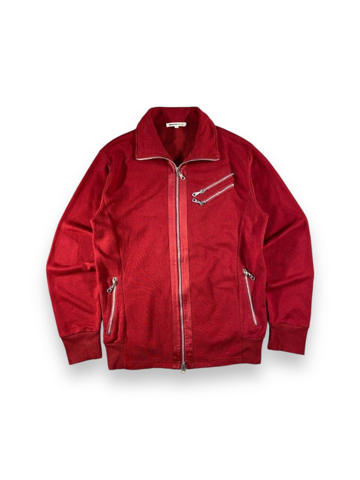 semantic design suede riders jacket