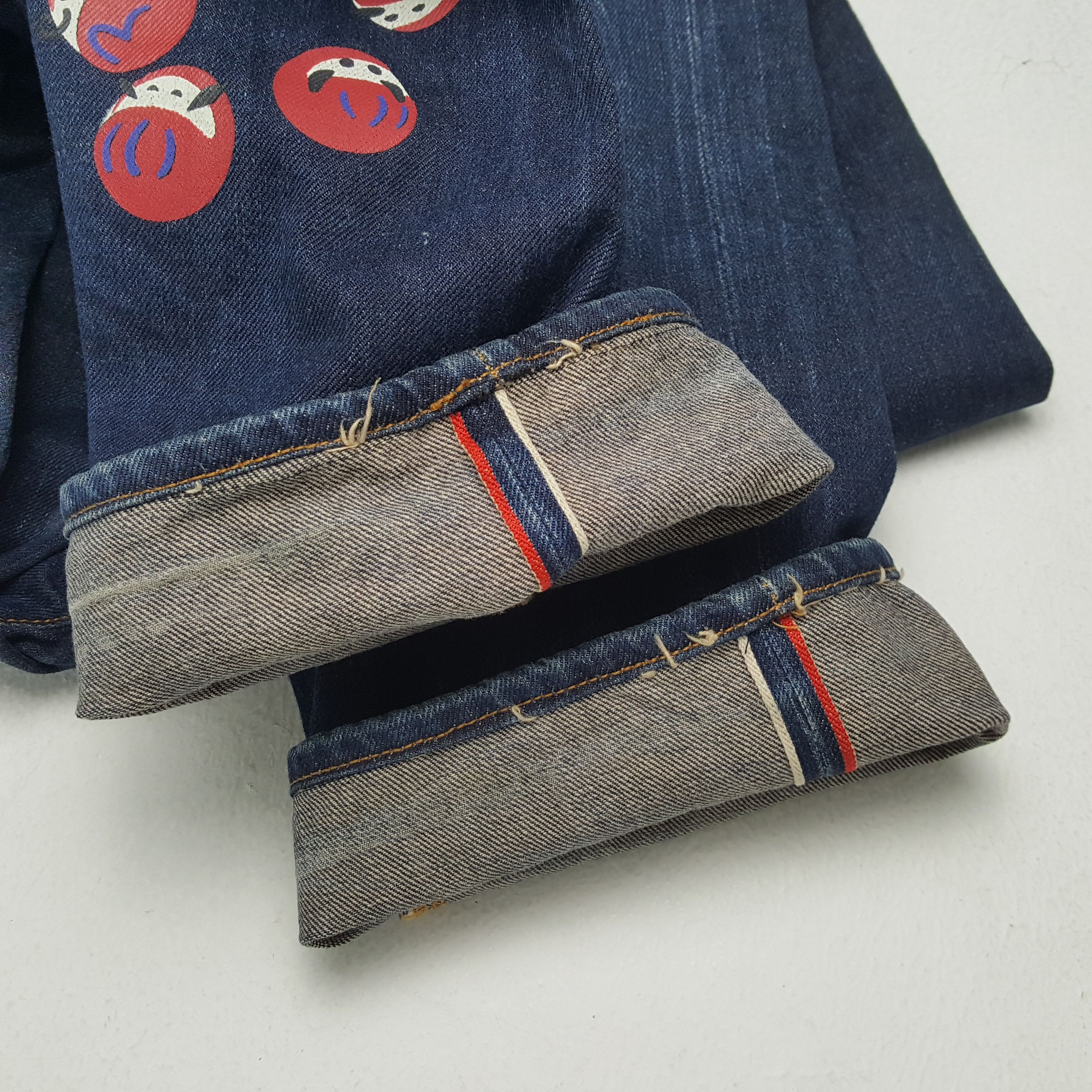 Evisu × Japanese Brand × Vintage Vintage EVISU Japanese Brand Daicock Style Jeans Size US 27 - 12 Thumbnail