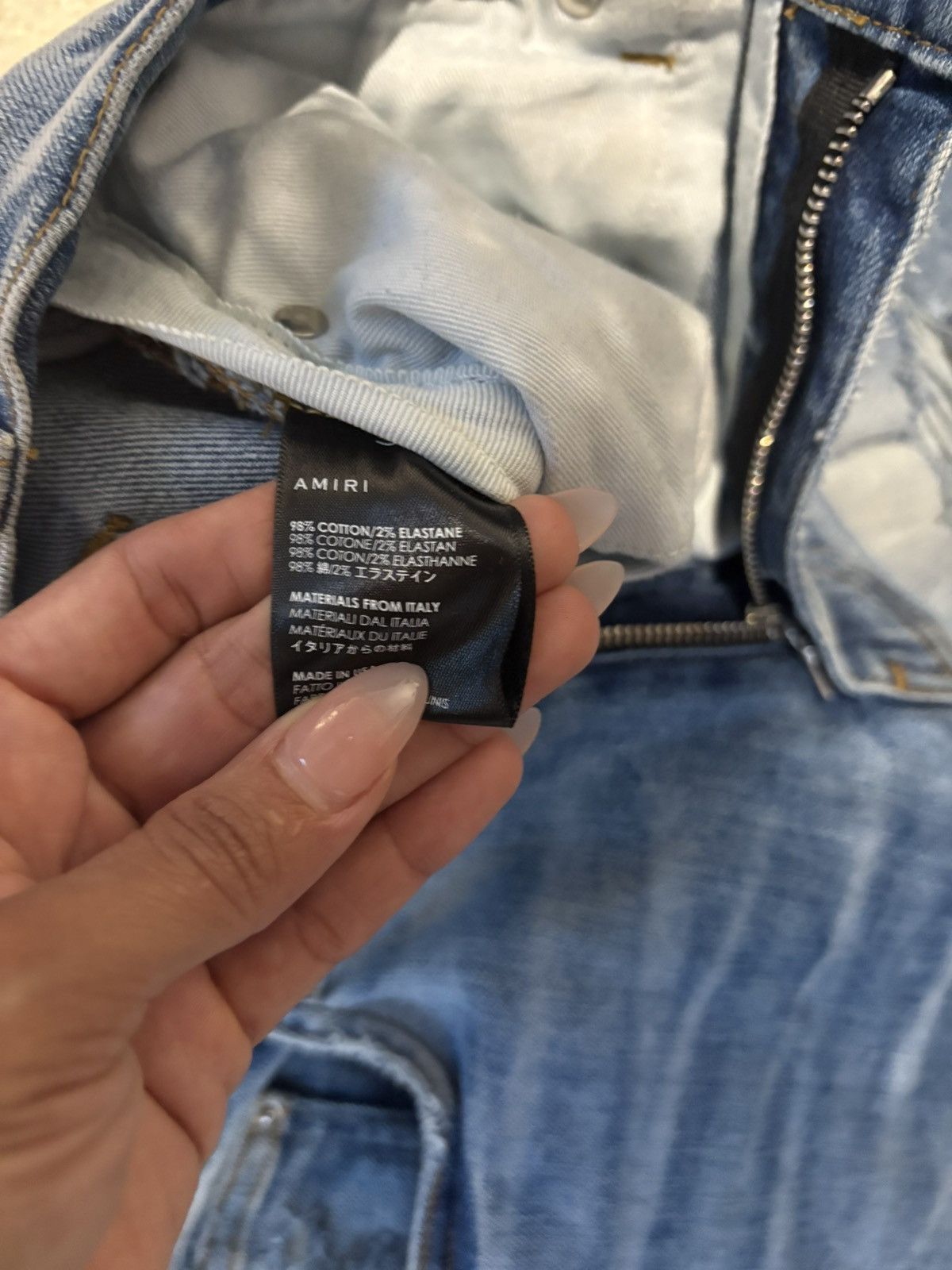 Amiri Amiri distressed jeans Size US 32 / EU 48 - 4 Thumbnail