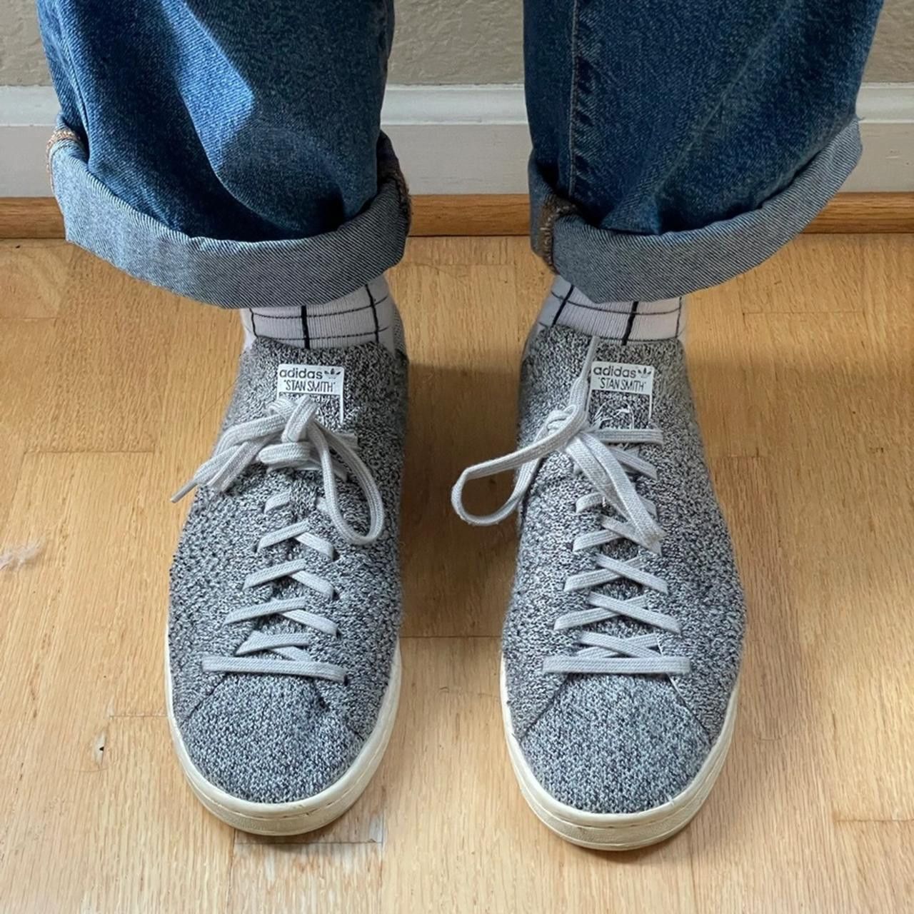 Adidas Stan Smith Primeknit in Wool Grey Size US 9.5 / EU 42-43 - 1 Thumbnail