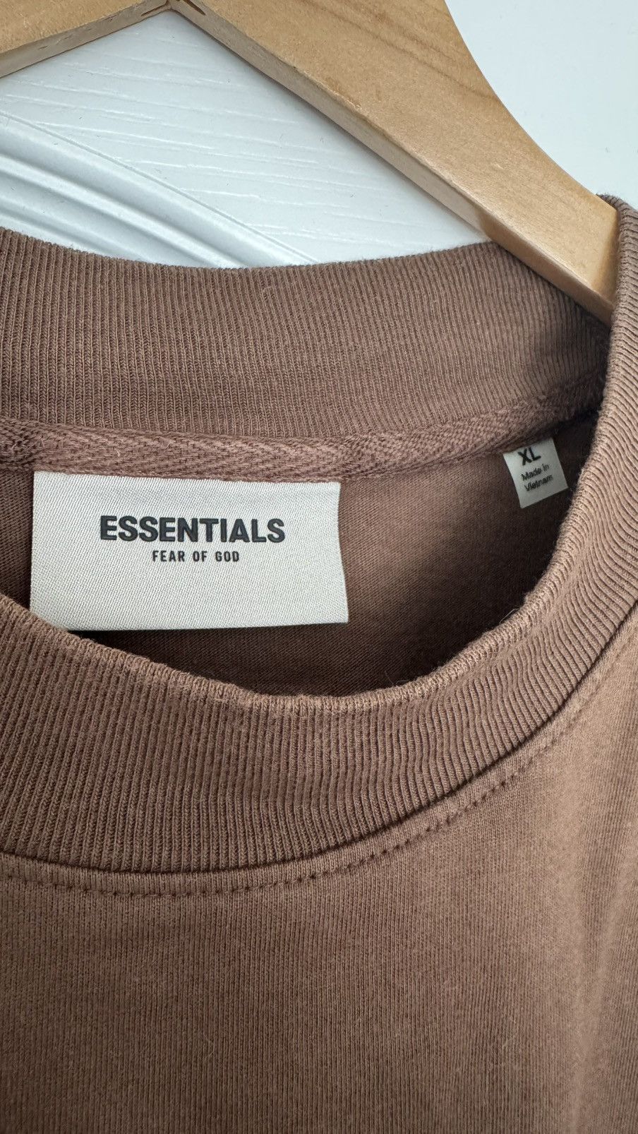 Essentials Fear of God Essentials Brown Long Sleeves Tee Size US XL / EU 56 / 4 - 2 Thumbnail