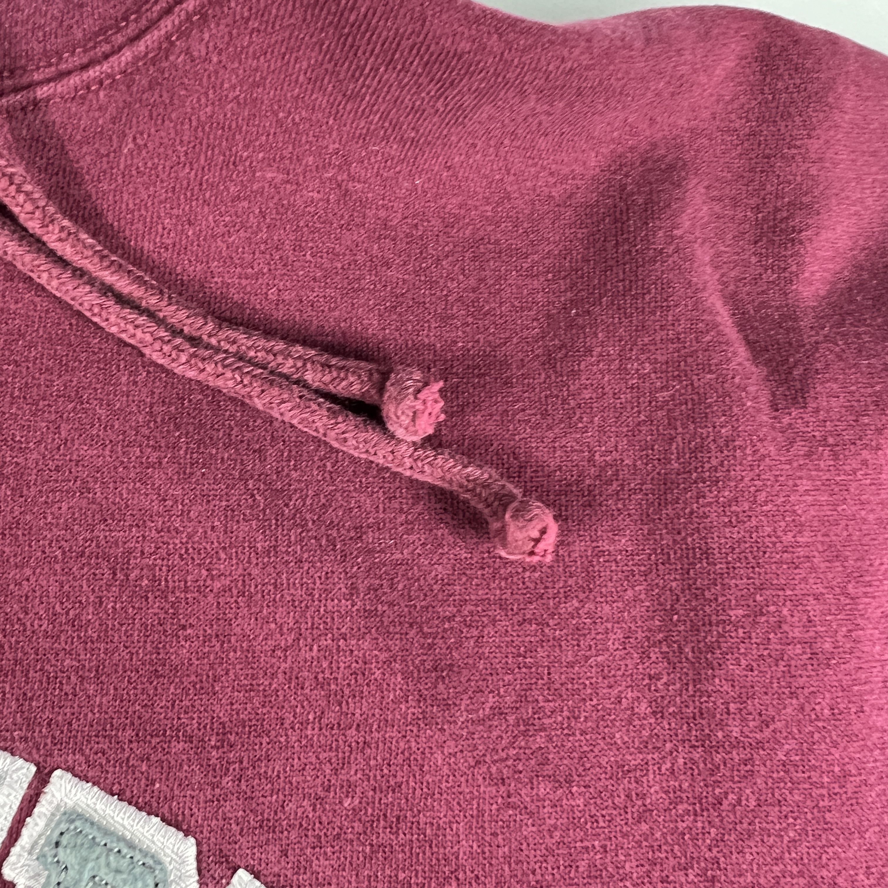 J. America × NCAA Y2K Mississippi State Bulldogs Sweatshirt Red Faded Hoodie Size US L / EU 52-54 / 3 - 5 Thumbnail