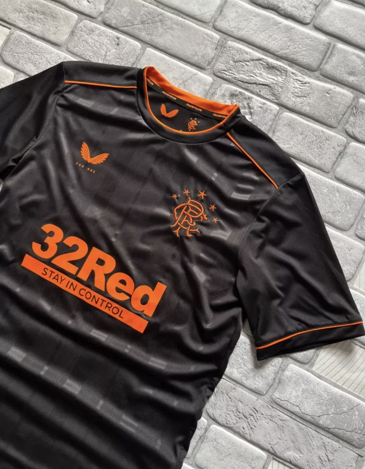 Castore GLASGOW RANGERS 2020 2021 THIRD FOOTBALL SHIRT JERSEY Size US M / EU 48-50 / 2 - 2 Thumbnail