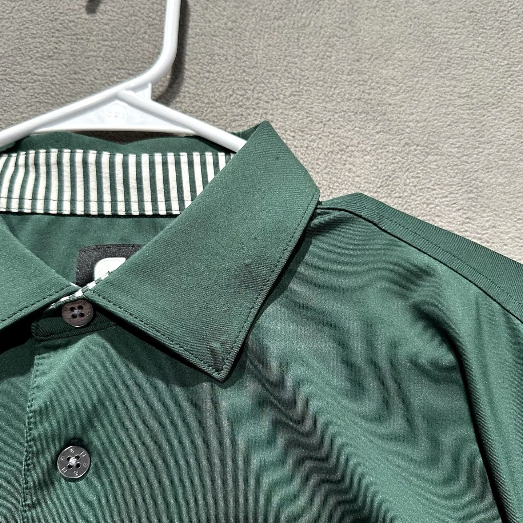Footjoy Footjoy Polo Shirt Mens XL Green Solid Golf Performance Stretch Short Sleeve GUC Size US XL / EU 56 / 4 - 6 Thumbnail