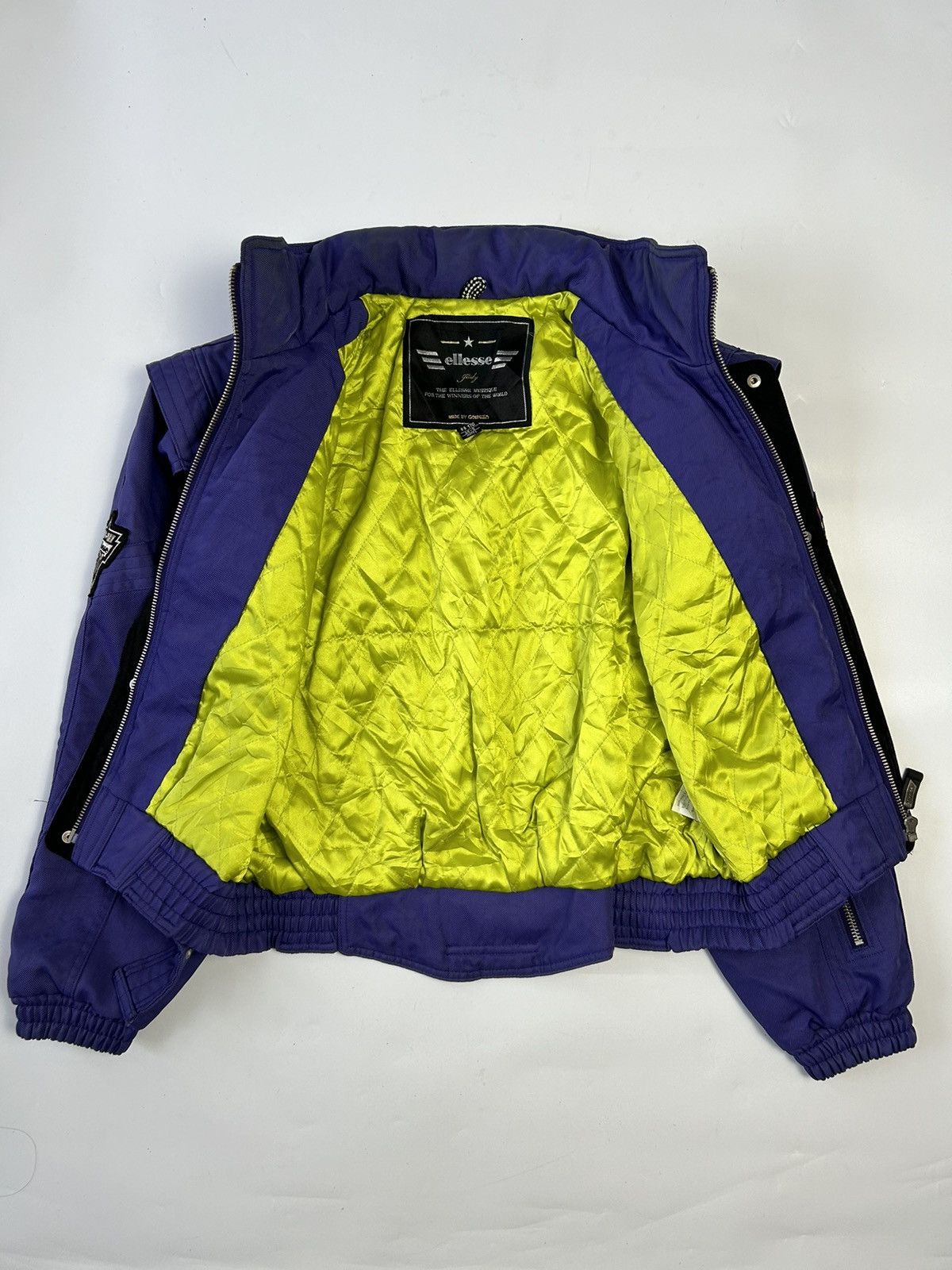 Ellesse × Vintage VINTAGE ELLESSE RACING BOMBER JACKET Size US L / EU 52-54 / 3 - 2 Thumbnail