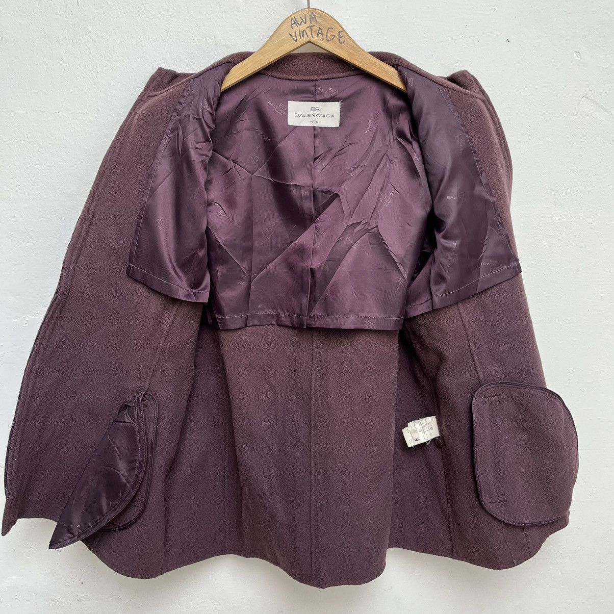 Luxury Wool Jacket Balenciaga Golf Paris Women's
