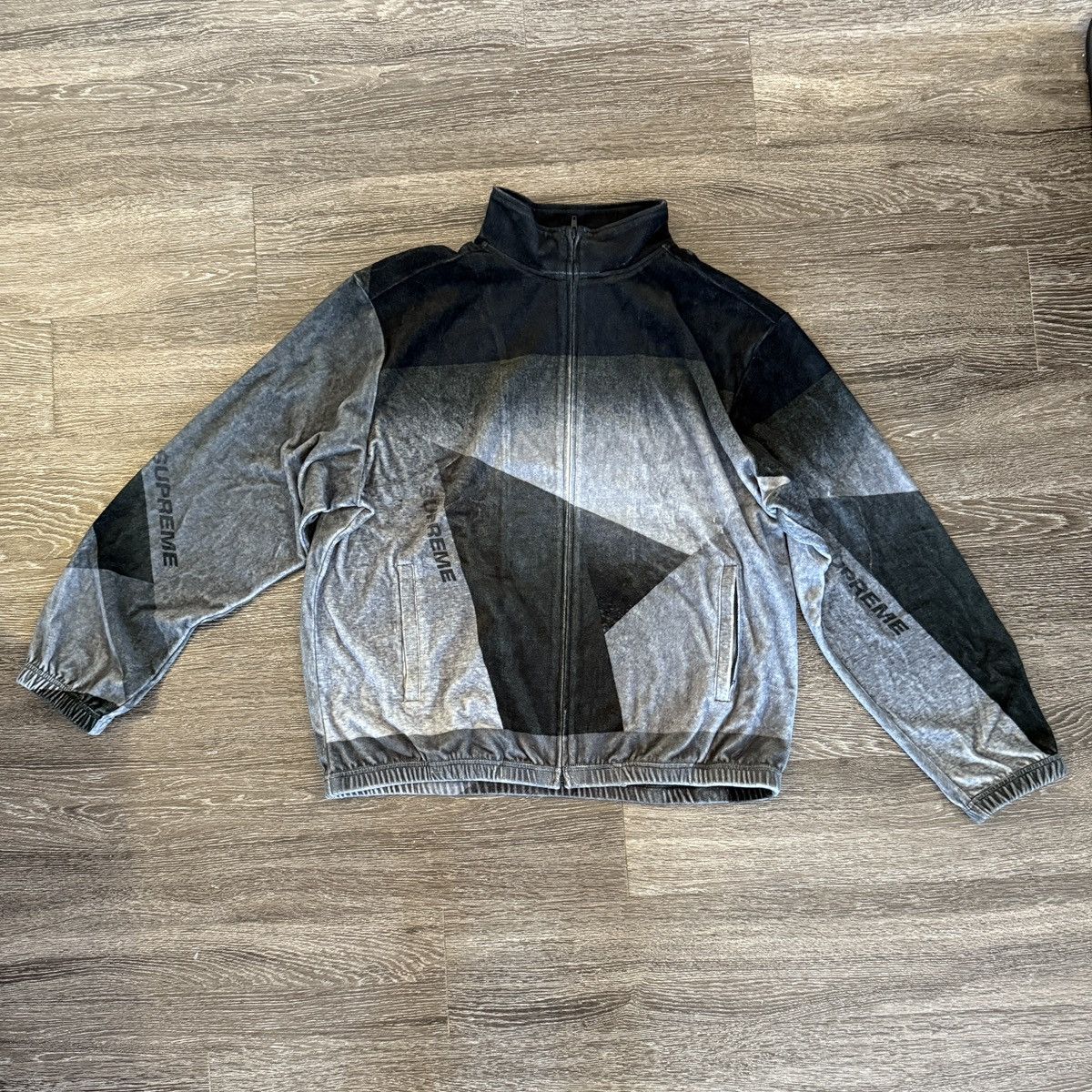 Supreme Supreme Geo Velour Track Jacket XL | Grailed
