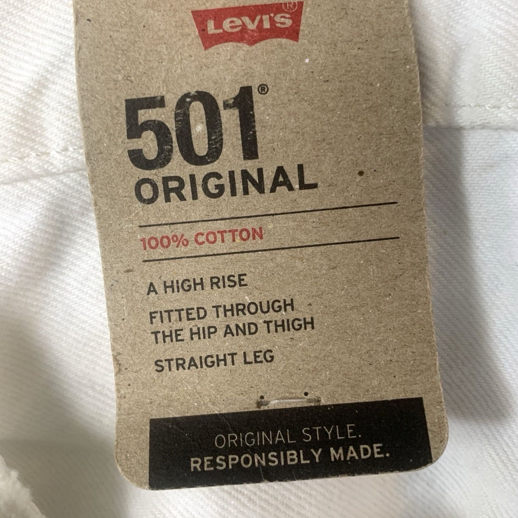Levi's VINTAGE Levi's 501 Jeans Women 27x30 White Original Hi Rise Distressed Raw Hem Grunge Jeans Size 27" / US 4 / IT 40 - 4 Thumbnail