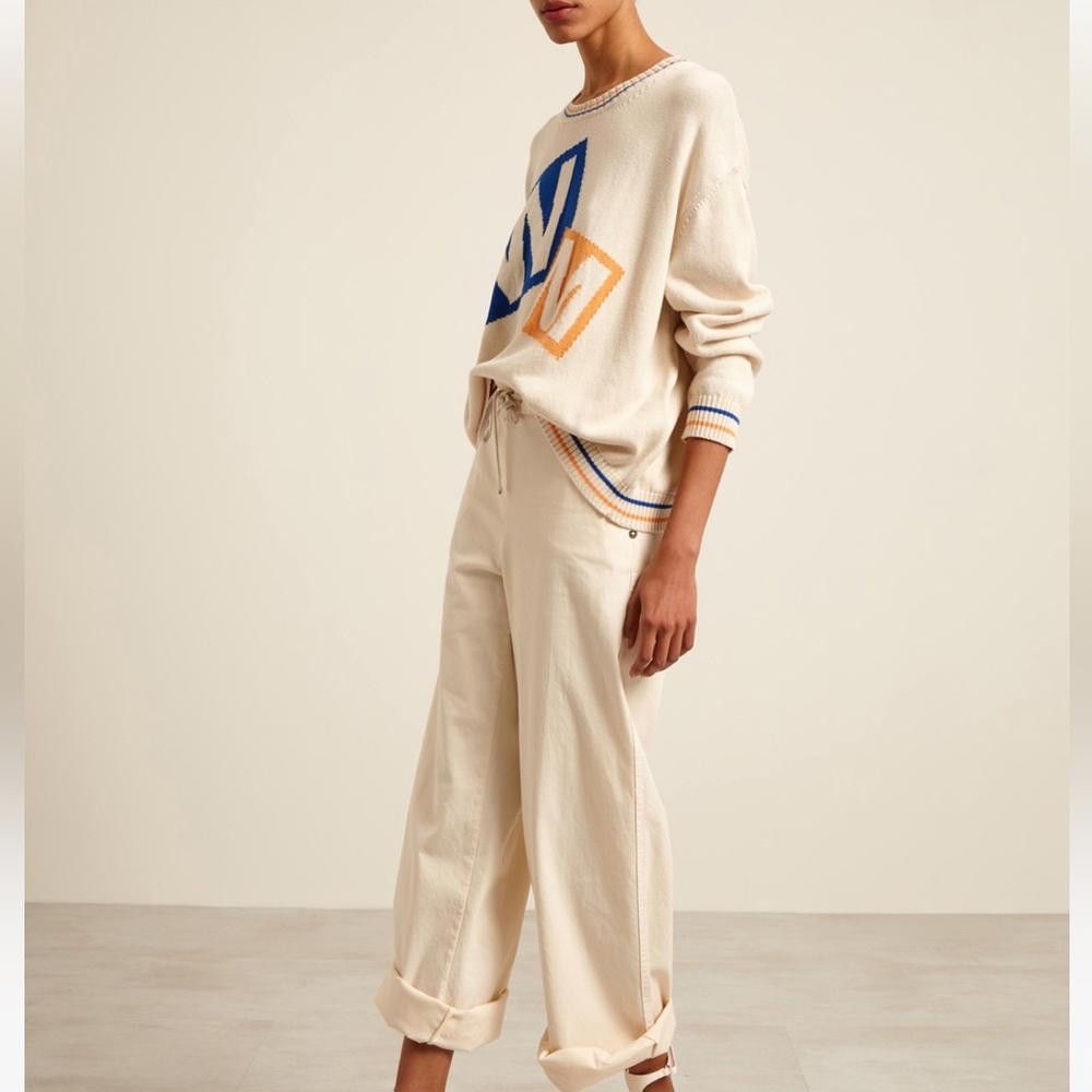 Designer Weekend Max Nara Label-cut Cotton Blend Yarn Sweater Sz: S Size S / US 4 / IT 40 - 3 Thumbnail