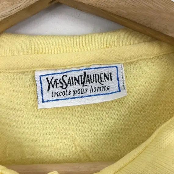 Yves Saint Laurent Vtg 90’ YSL Yves SAINT LAURENT Made In Italy Polo Tee Shirt Size US L / EU 52-54 / 3 - 4 Thumbnail