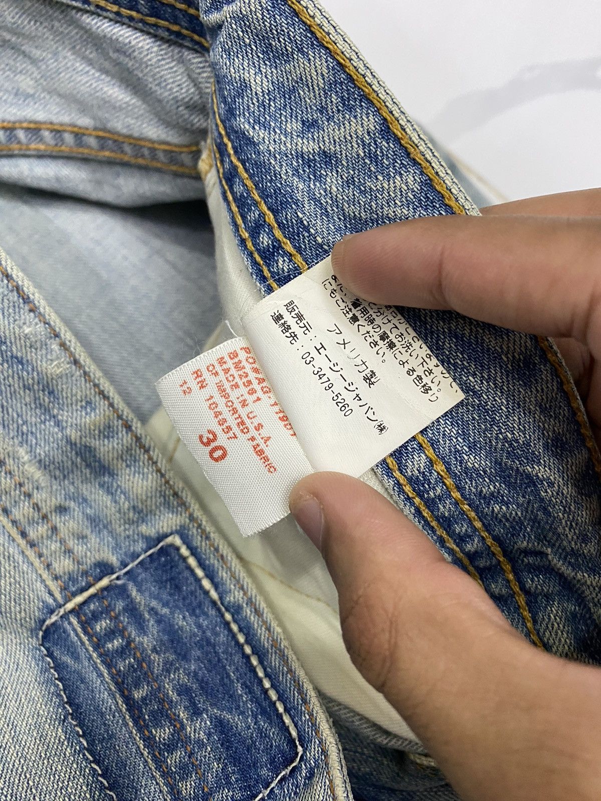 A&G Rock 🔥AG ADRIANO GOLDSCHMIED ☮️ LOGO DISTRESSED DENIM JEANS Size US 31 - 11 Thumbnail