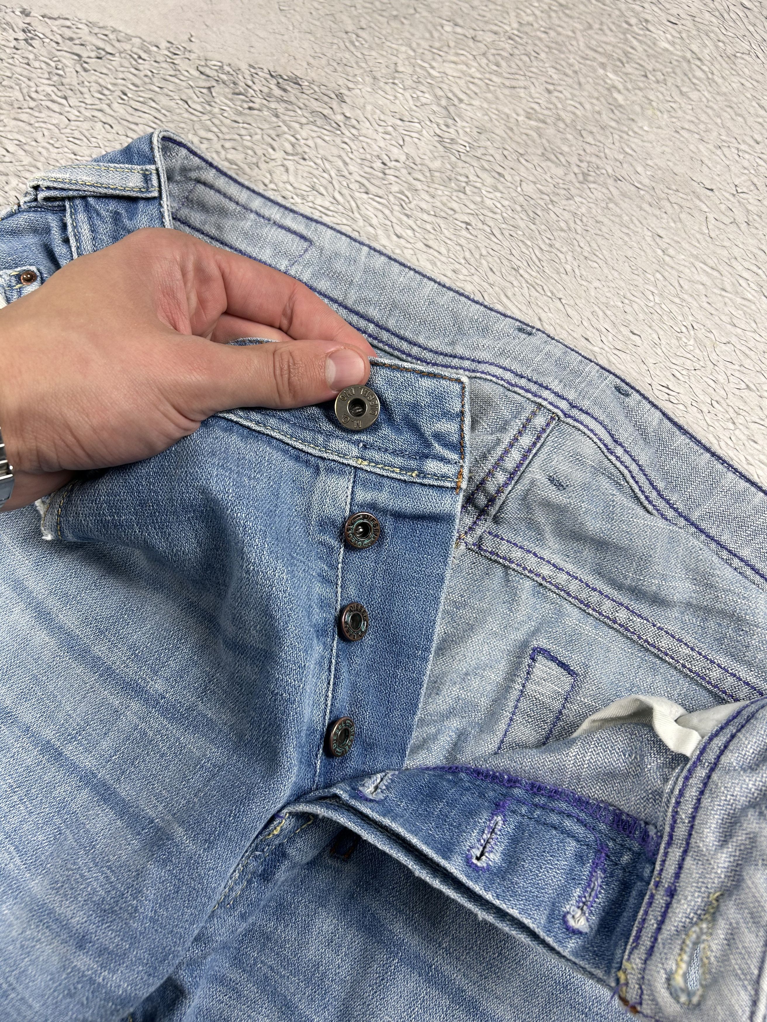 Diesel × Vintage Vintage DIESEL jeans Straight Riped Streetwear Men's Size US 36 / EU 52 - 11 Thumbnail