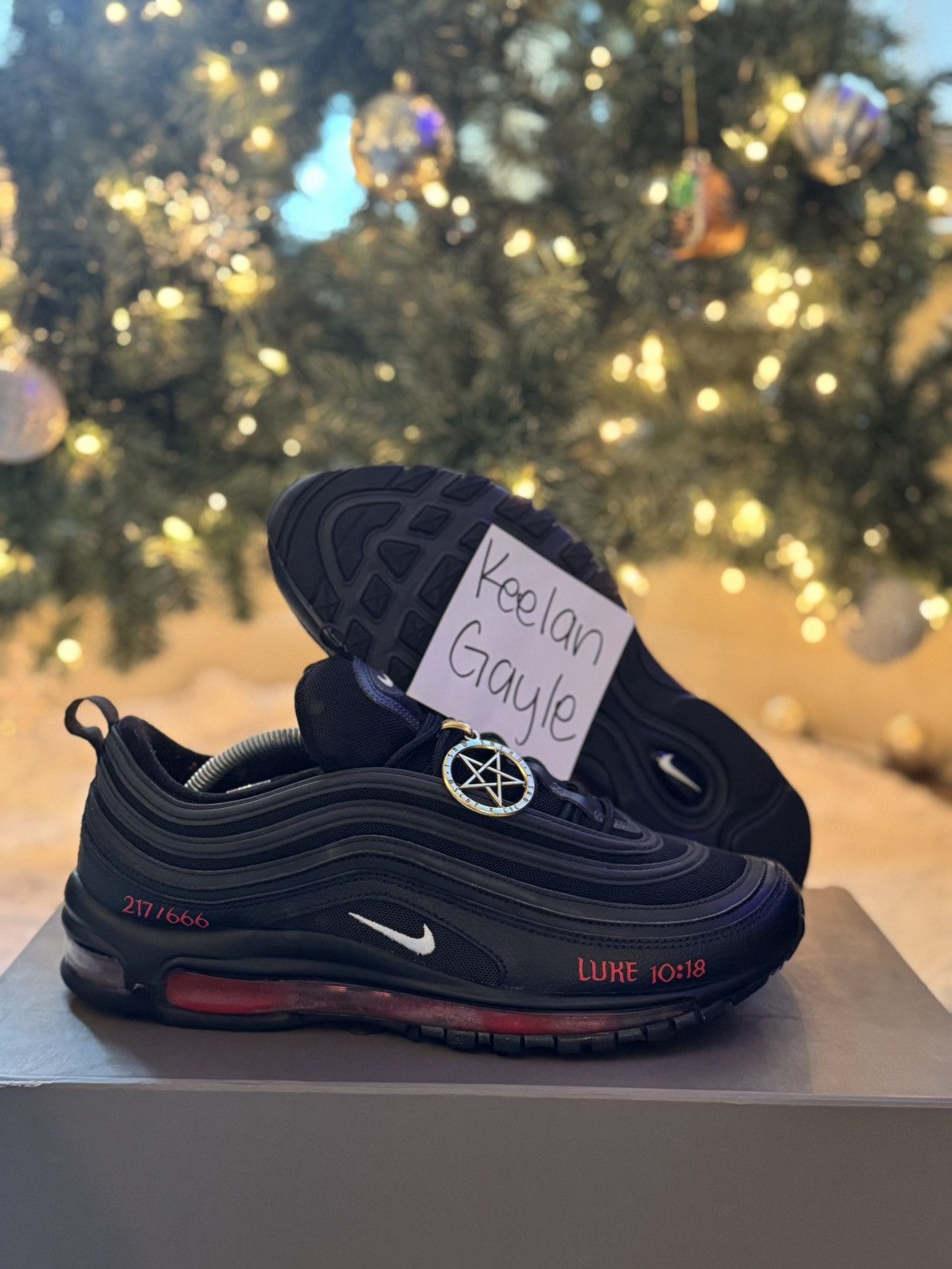 Nike Nike x MSCHF x Lil Nas X Air max 97 Size US 11 / EU 44 - 1 Thumbnail
