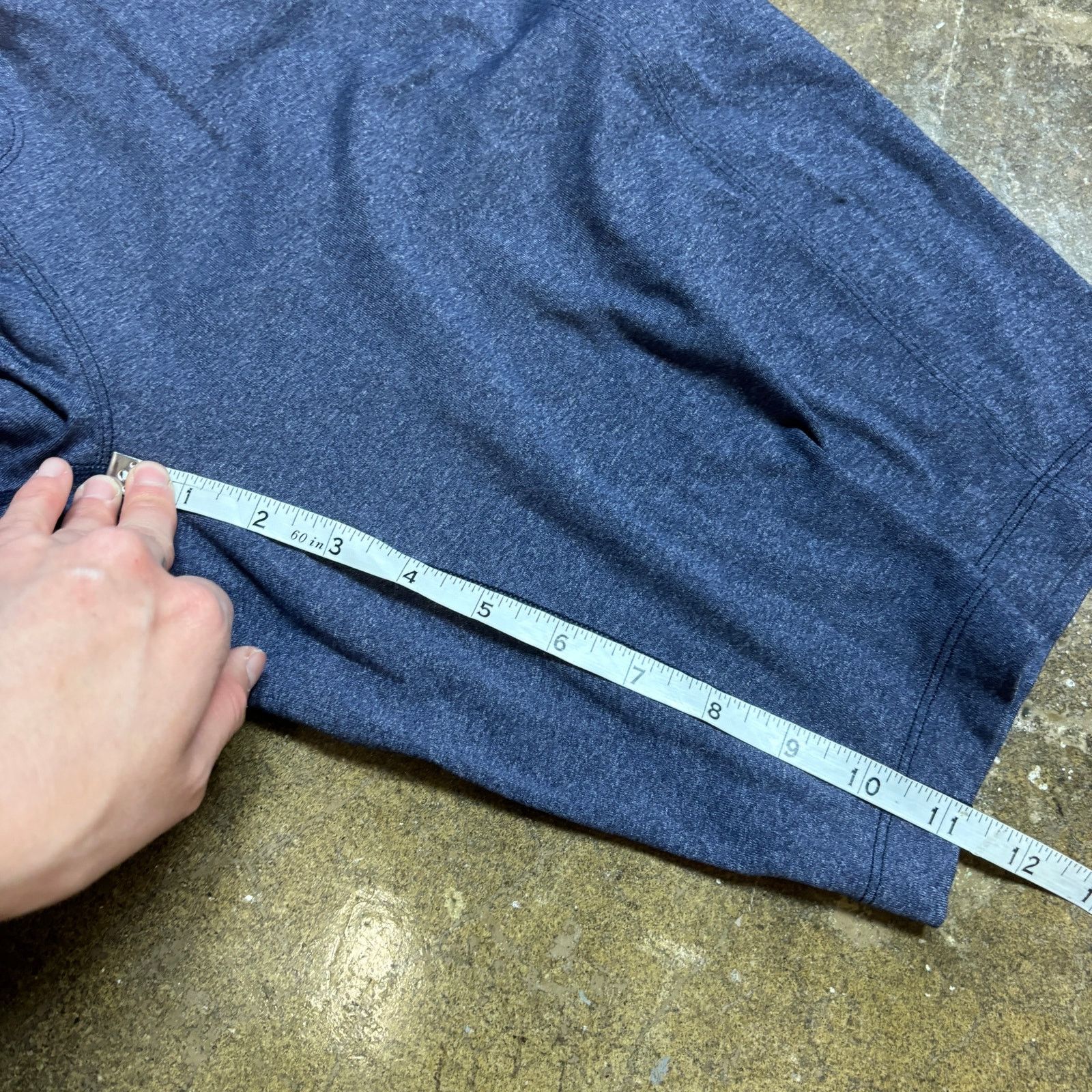 Lululemon Lululemon Blue Jersey Knit Training Pocket 11" Shorts Medium Size US 28 / EU 44 - 8 Thumbnail