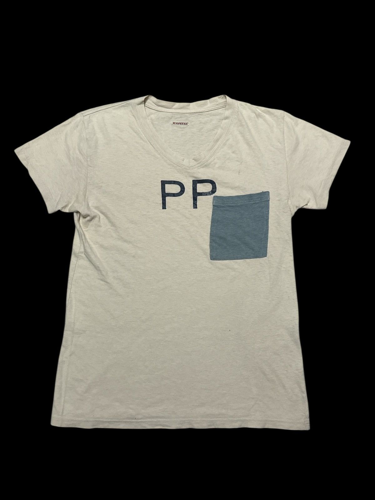 Kapital KAPITAL PP SINGLE POCKET V NECK SHIRT Size US M / EU 48-50 / 2 - 1 Thumbnail