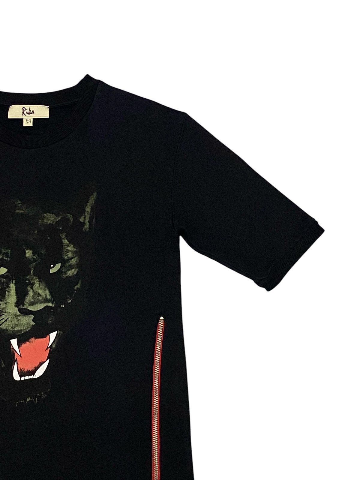 Designer × Japanese Brand Rika Studio Black Panther Print Sweat Top Size XS / US 0-2 / IT 36-38 - 4 Thumbnail