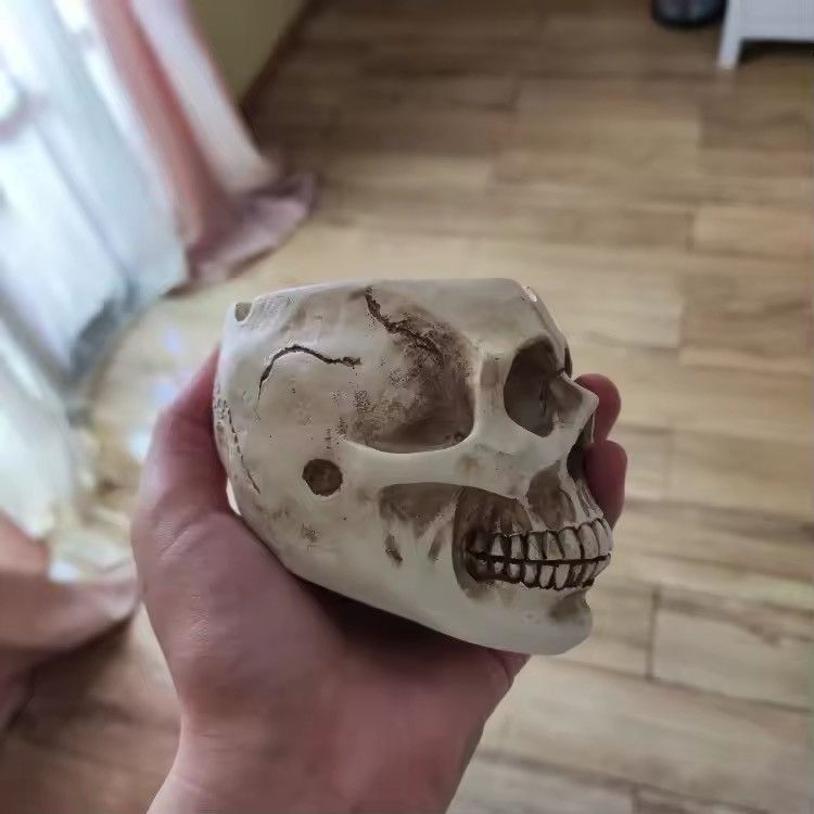 Other Resin Skeleton Head Ashtray Size ONE SIZE - 6 Thumbnail