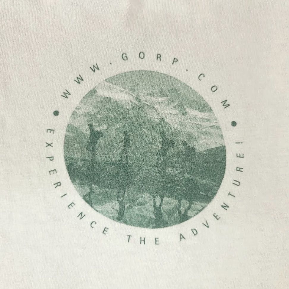 Hanes VINTAGE Hanes Gorp T Shirt Mens XL White 90s Y2K Great Outdoors Recreation Hiking Camping Nature Outdoors Mens Size US XL / EU 56 / 4 - 5 Thumbnail