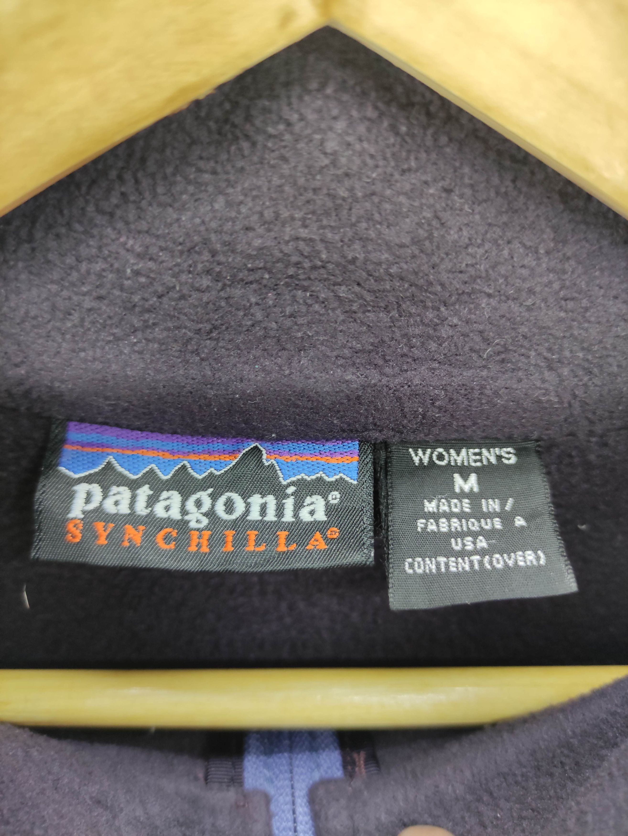 Patagonia Vintage 90s Patagonia Synchilla Fleece Sweater Half Zip Size M / US 6-8 / IT 42-44 - 3 Thumbnail