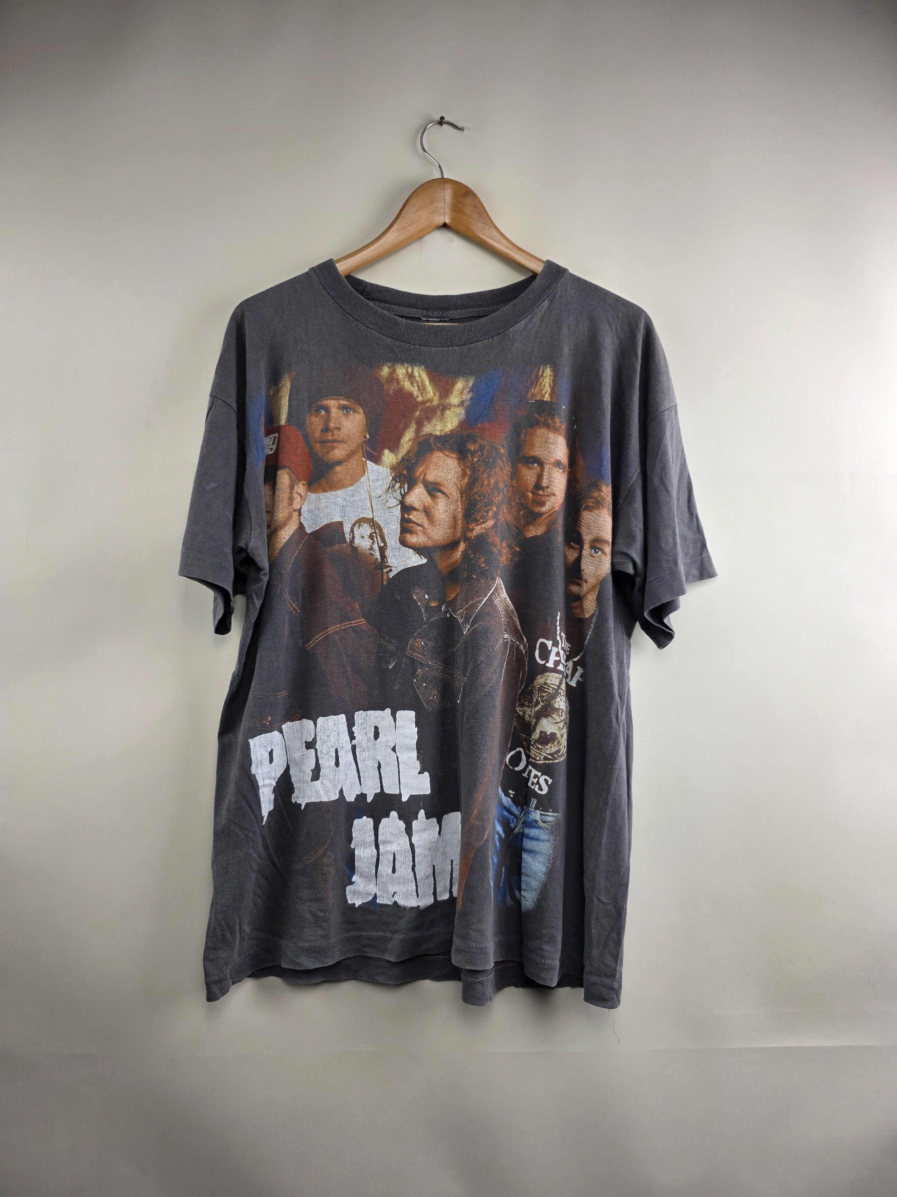 Band Tees × Vintage 1996 Pearl Jam Euro Tour XL 23" 28.5" Size US XL / EU 56 / 4 - 8 Thumbnail