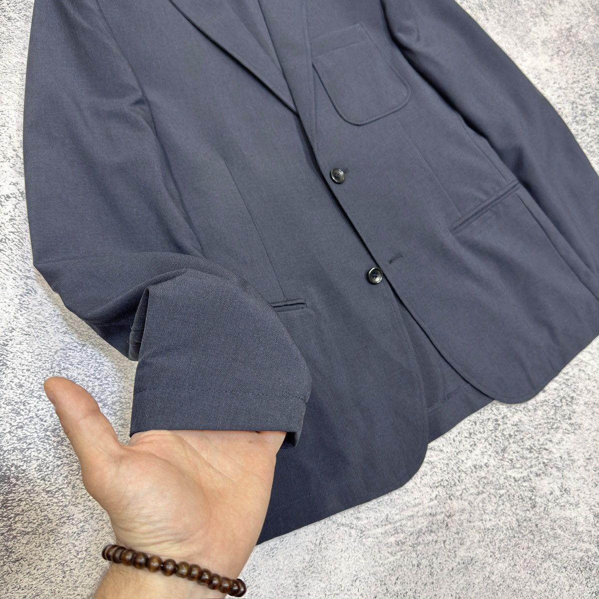 Daniele Alessandrini Danielle Alessandrini Homme Couture Mens Blazer 48 Size M Size 48R - 4 Thumbnail