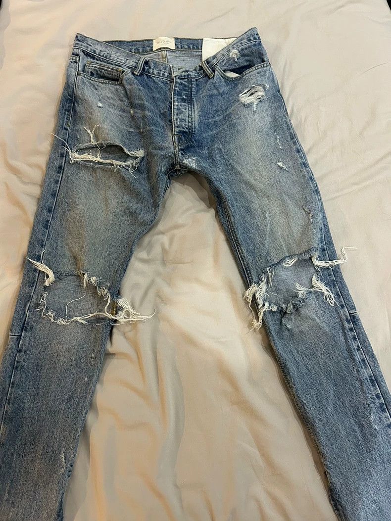 Fear of God Fear of God ripped jeans Size US 35 - 1 Thumbnail