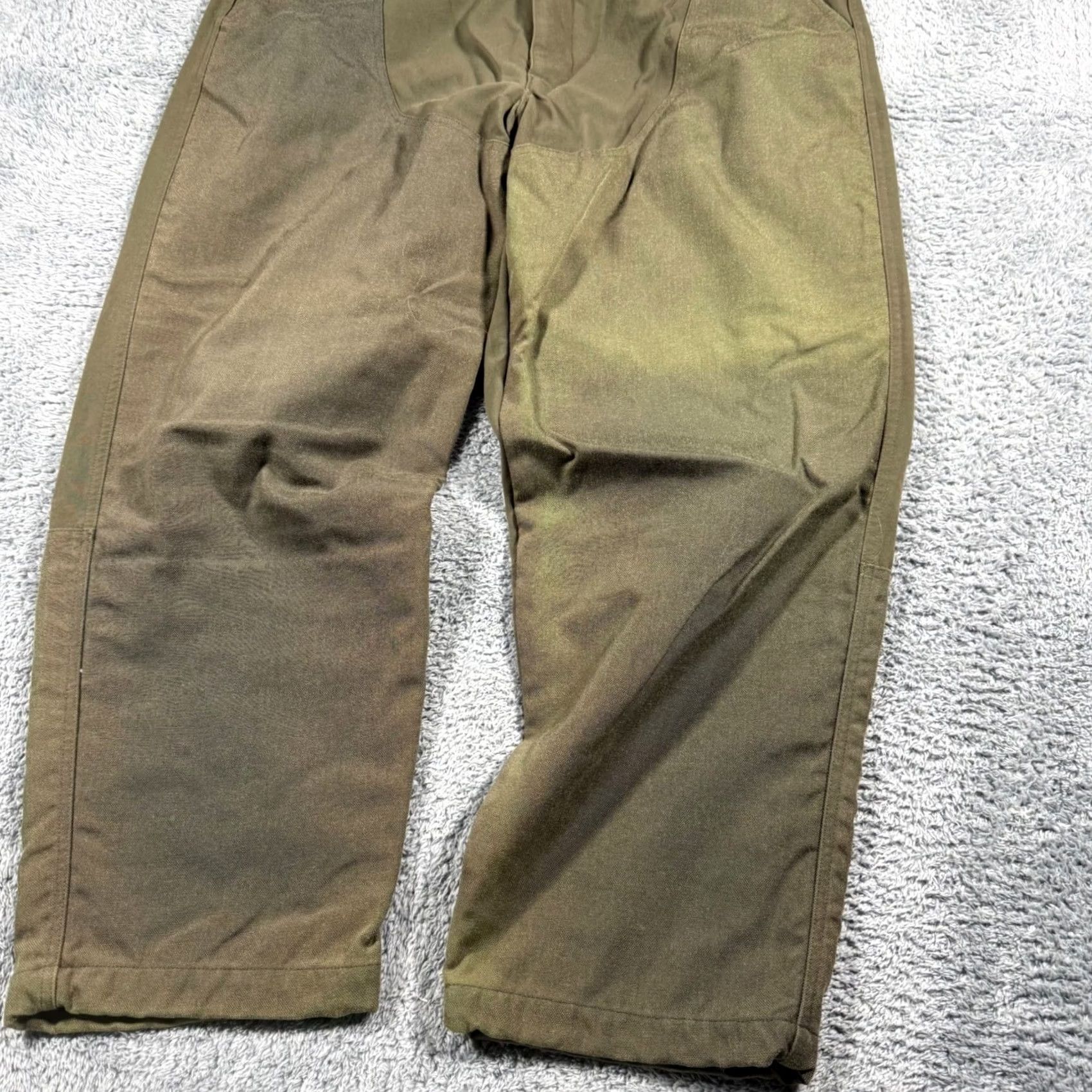 Vintage LL Bean Upland Hunting Pants Olive Green Nylon Brush Guard Field 40x29 Mens Size US 40 / EU 56 - 2 Thumbnail