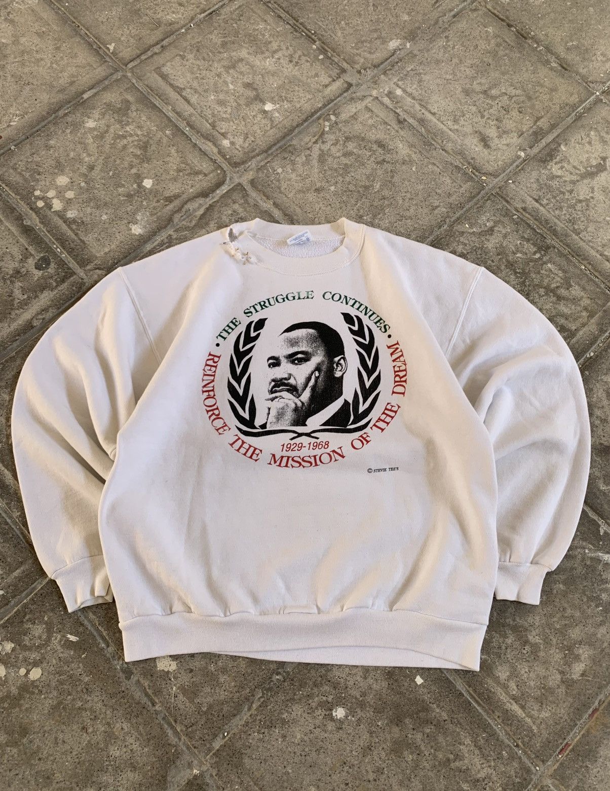 Vintage Vintage Martin Luther King Crewneck Size US XL / EU 56 / 4 - 1 Thumbnail